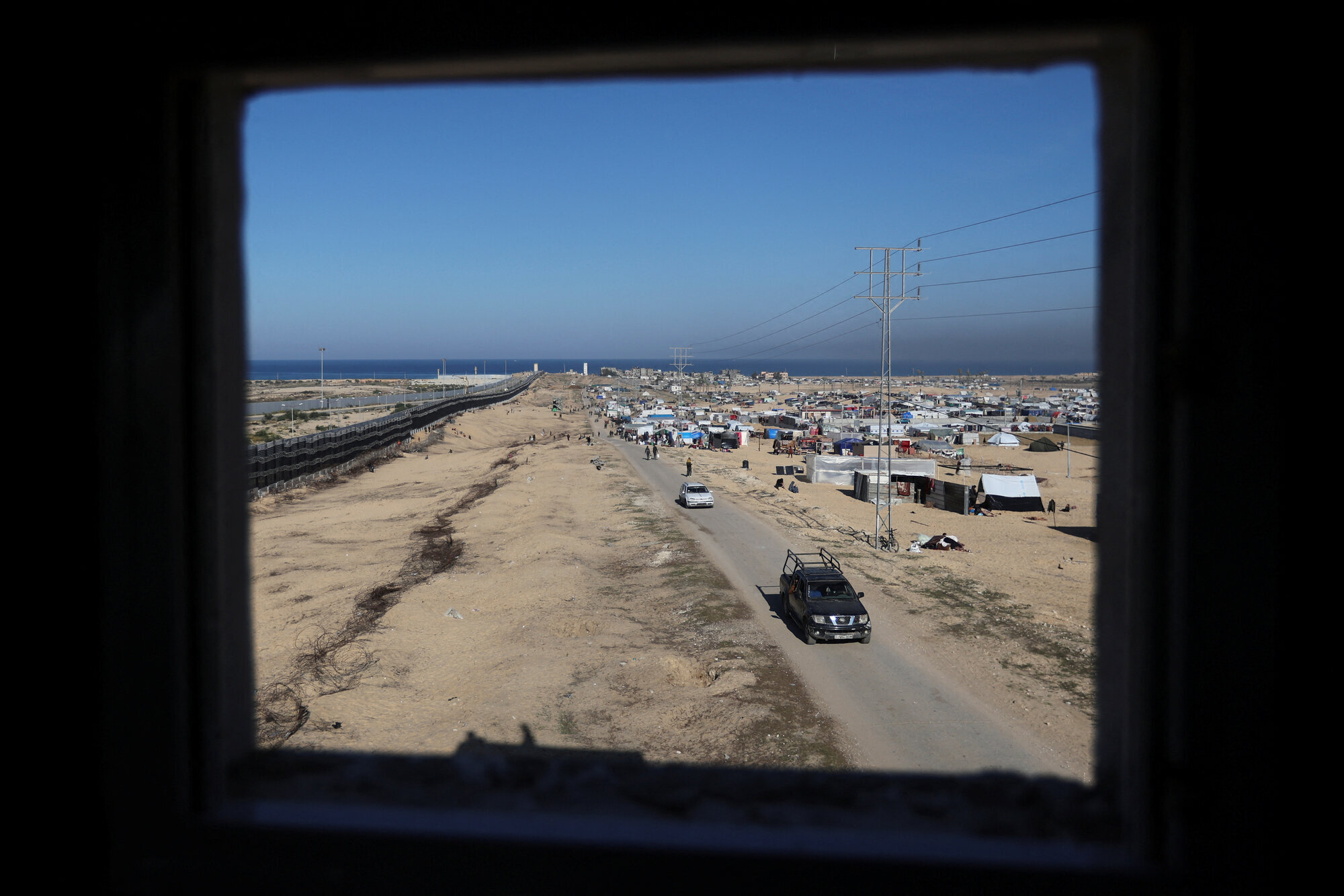 Bildet viser Gaza-stripen