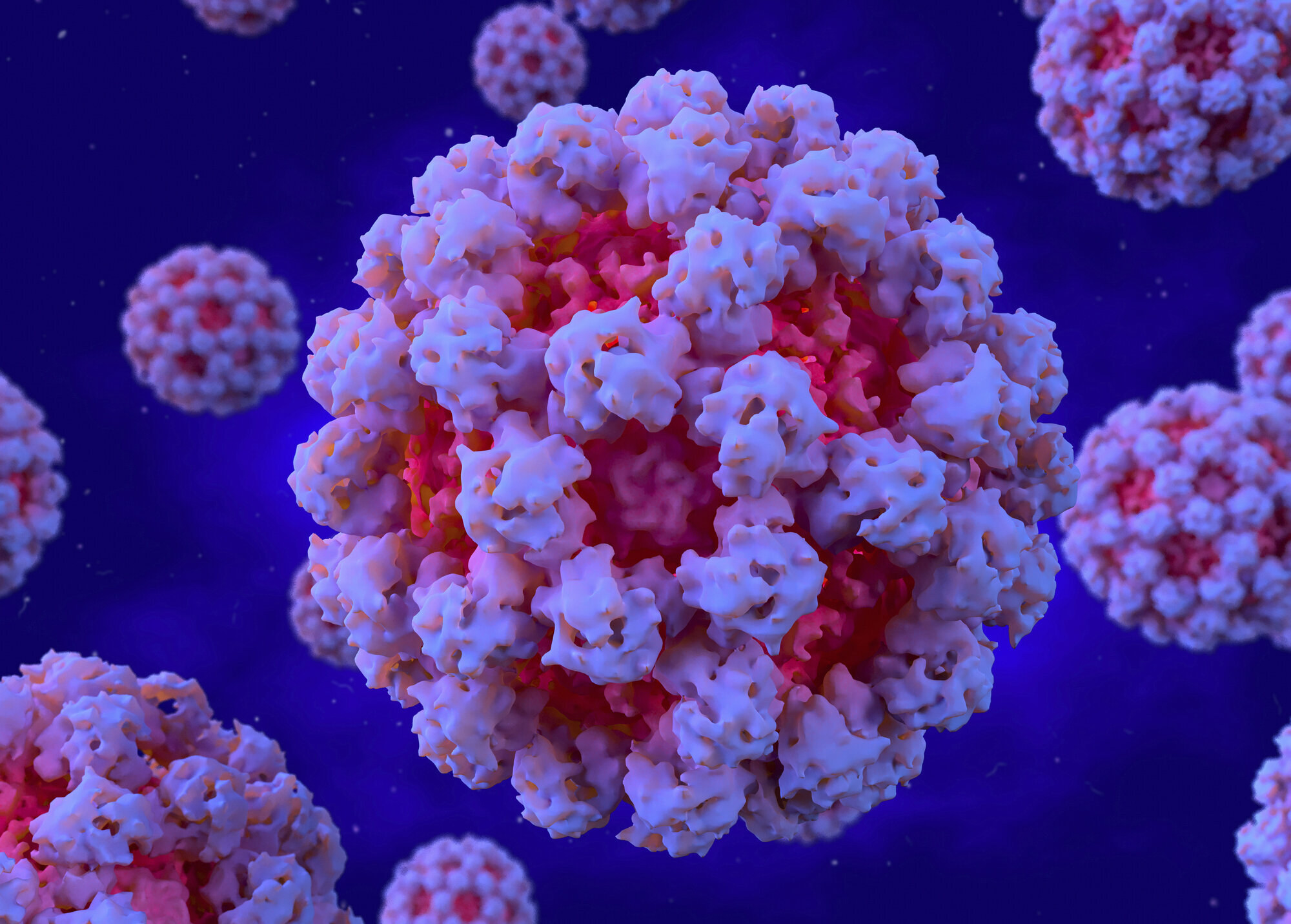 Illustrasjon av norovirus