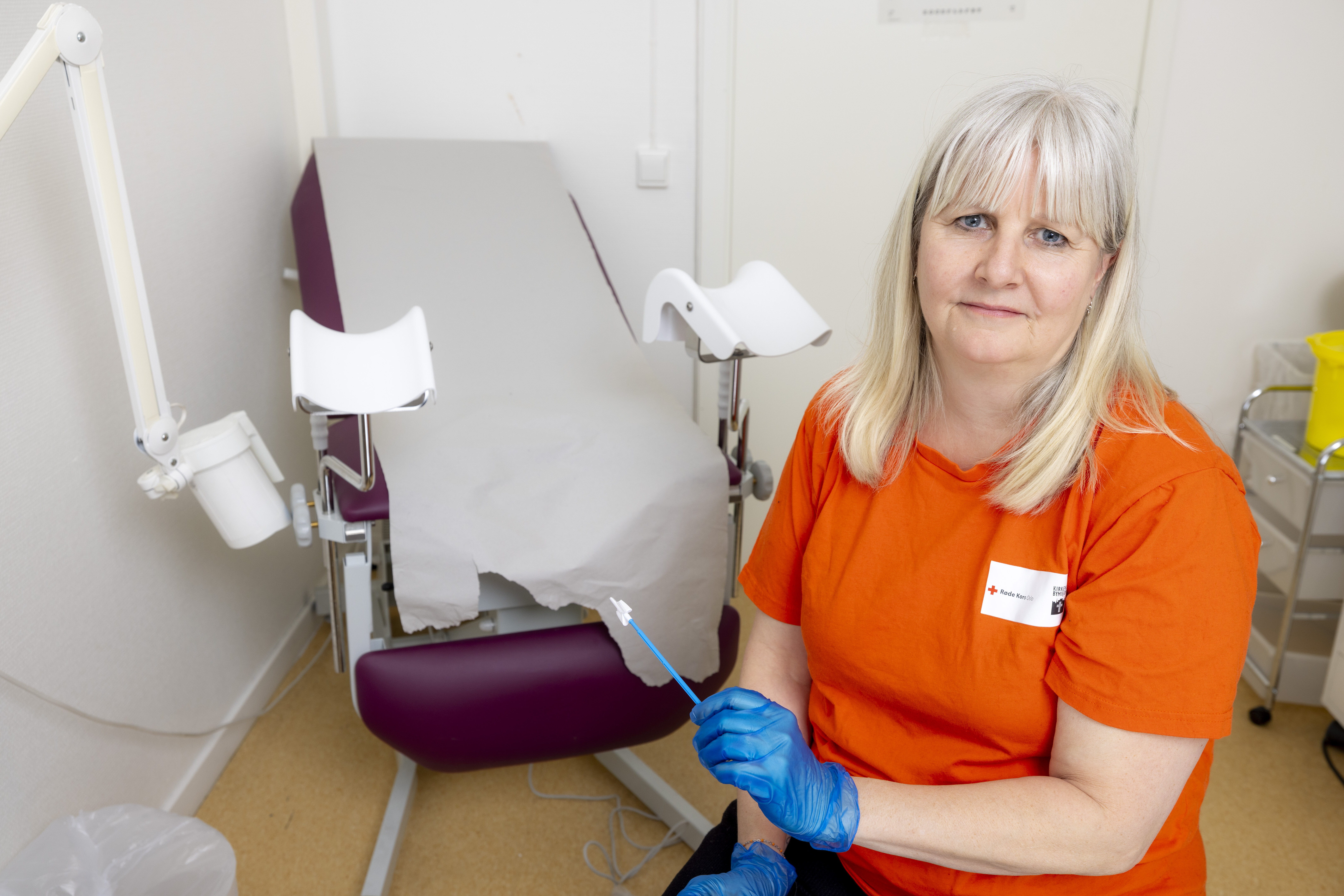 Bildet viser jordmor Marit S. Severinsen