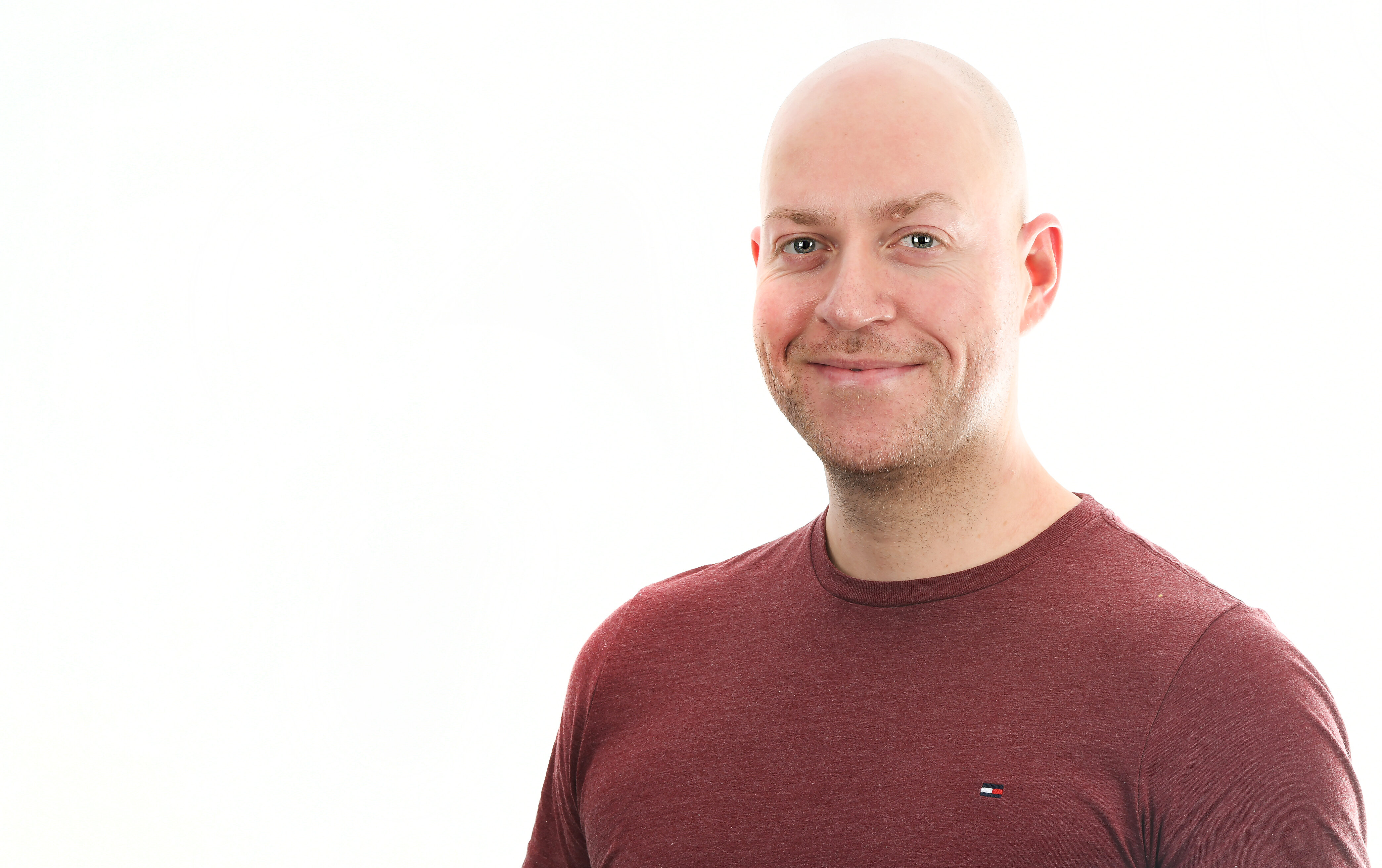 Bildet viser et portrett av Rolf-André Oxholm. 