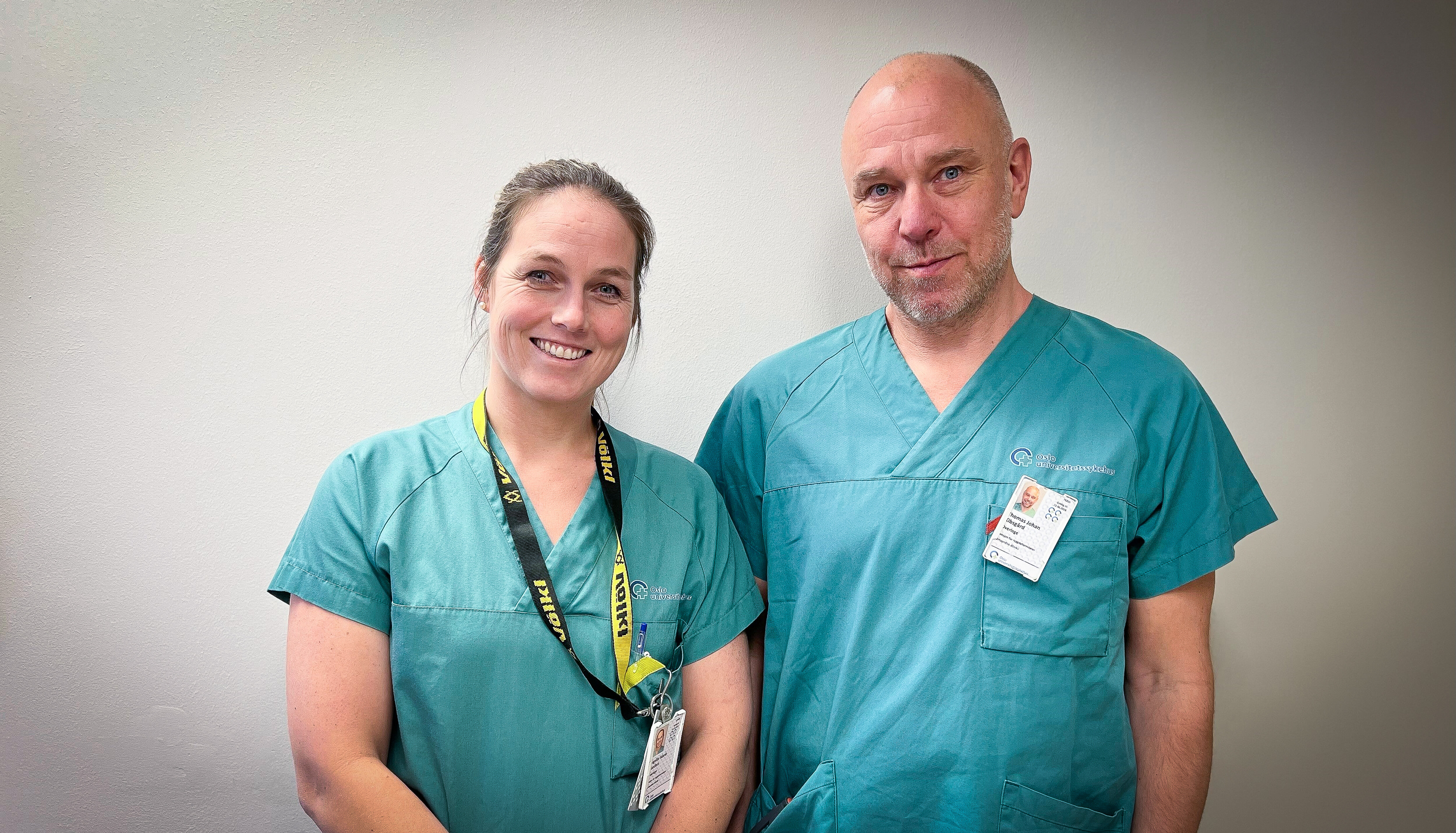 bildet viser Engelke Marie Randers og Thomas Kibsgård