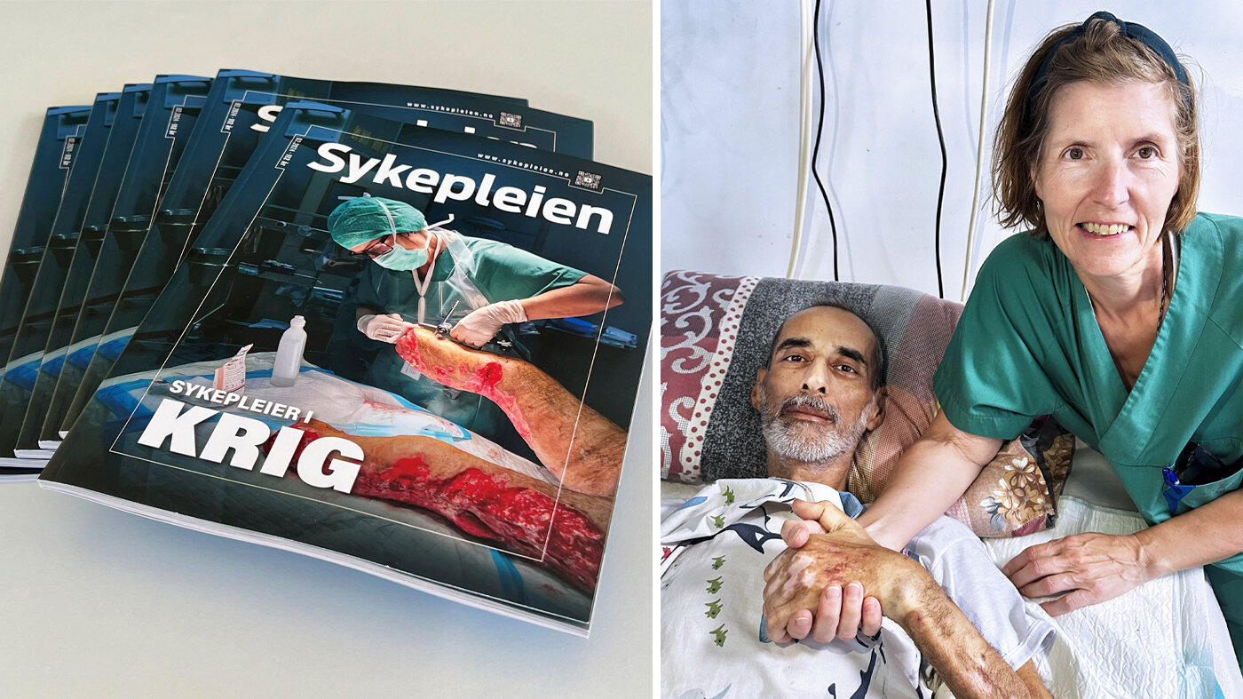 Gaza forside og bilde Hilde Vollan