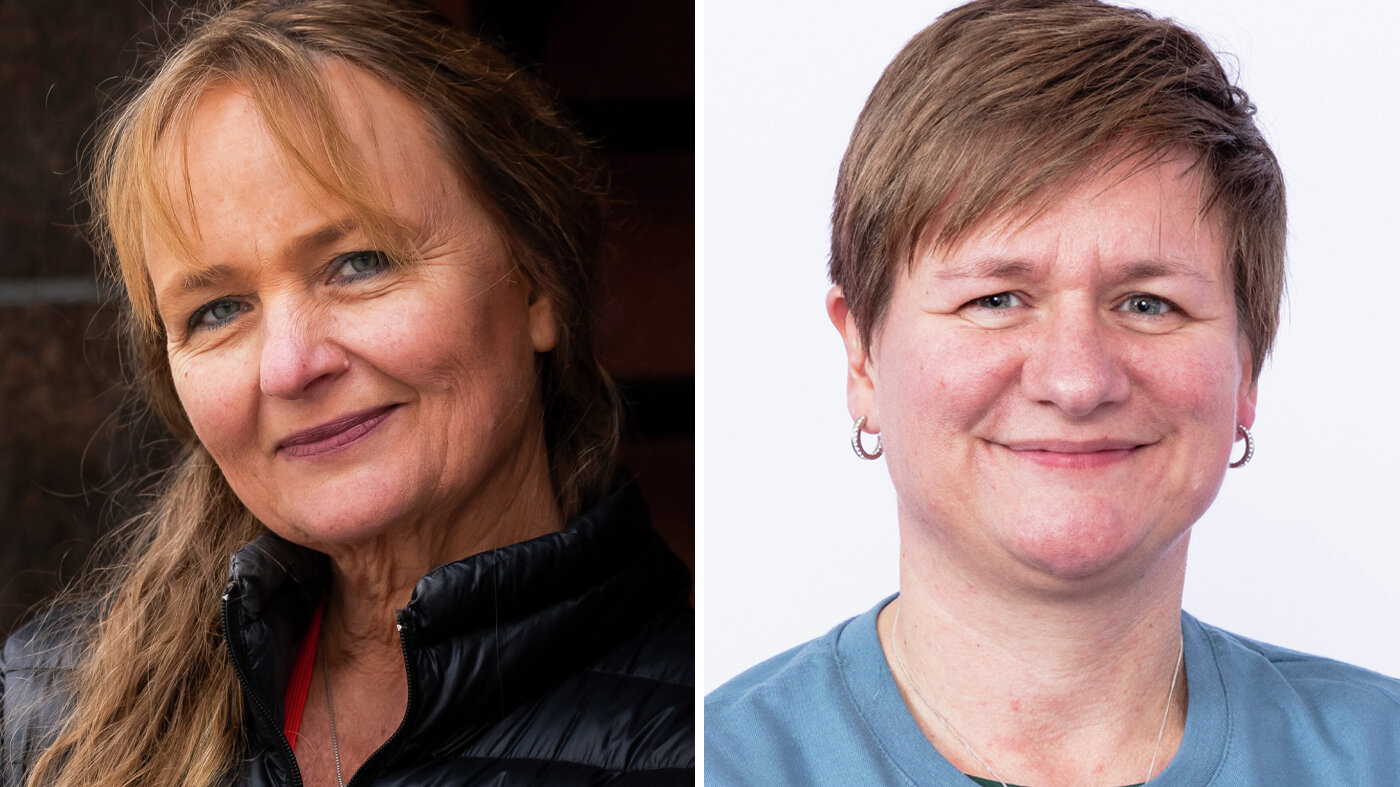 Bildet viser innleggsforfatterne Luther og Skeibrok