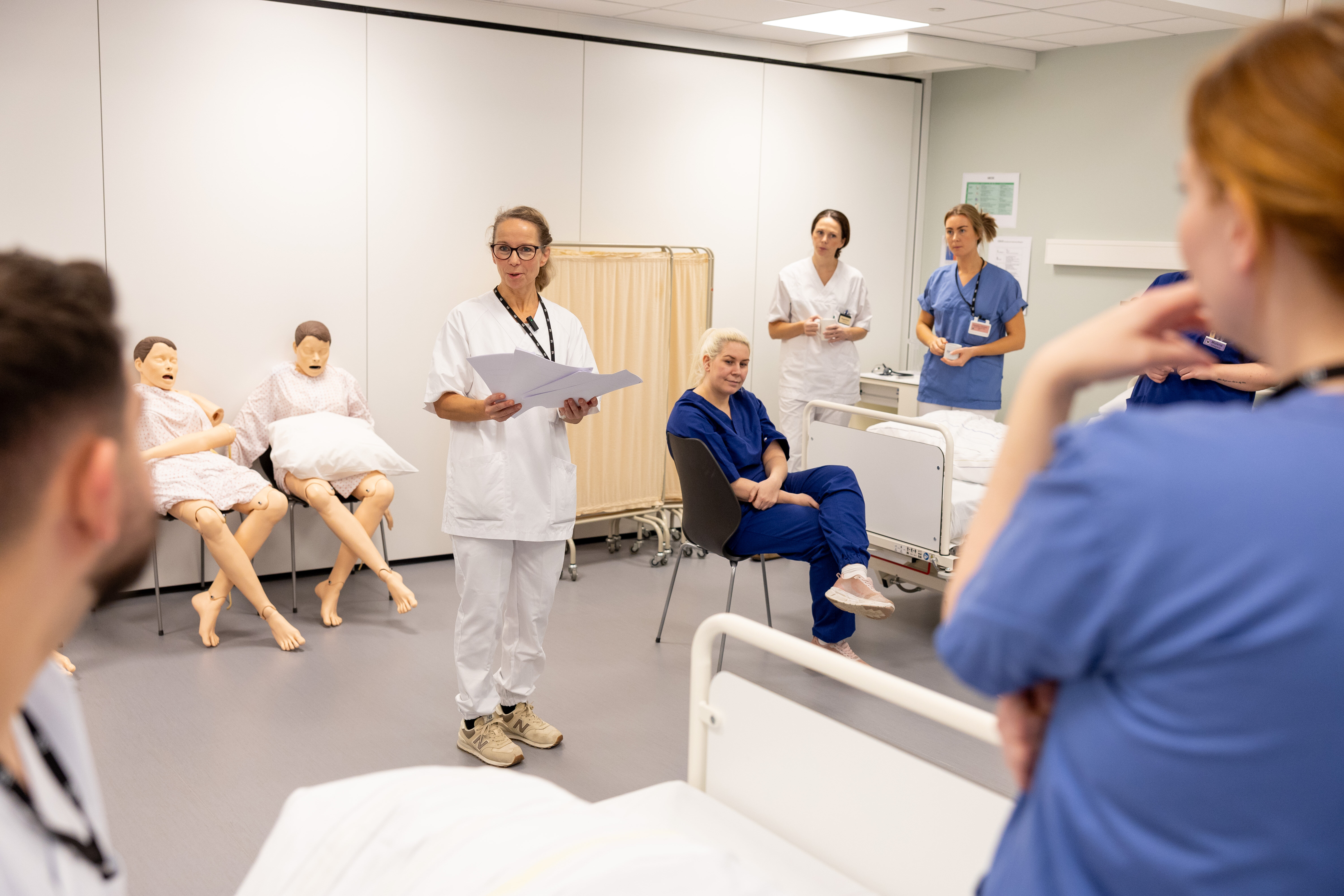 Guro-Marie Eiken, undervisning for AKS-studenter ved USN i Vestfold.