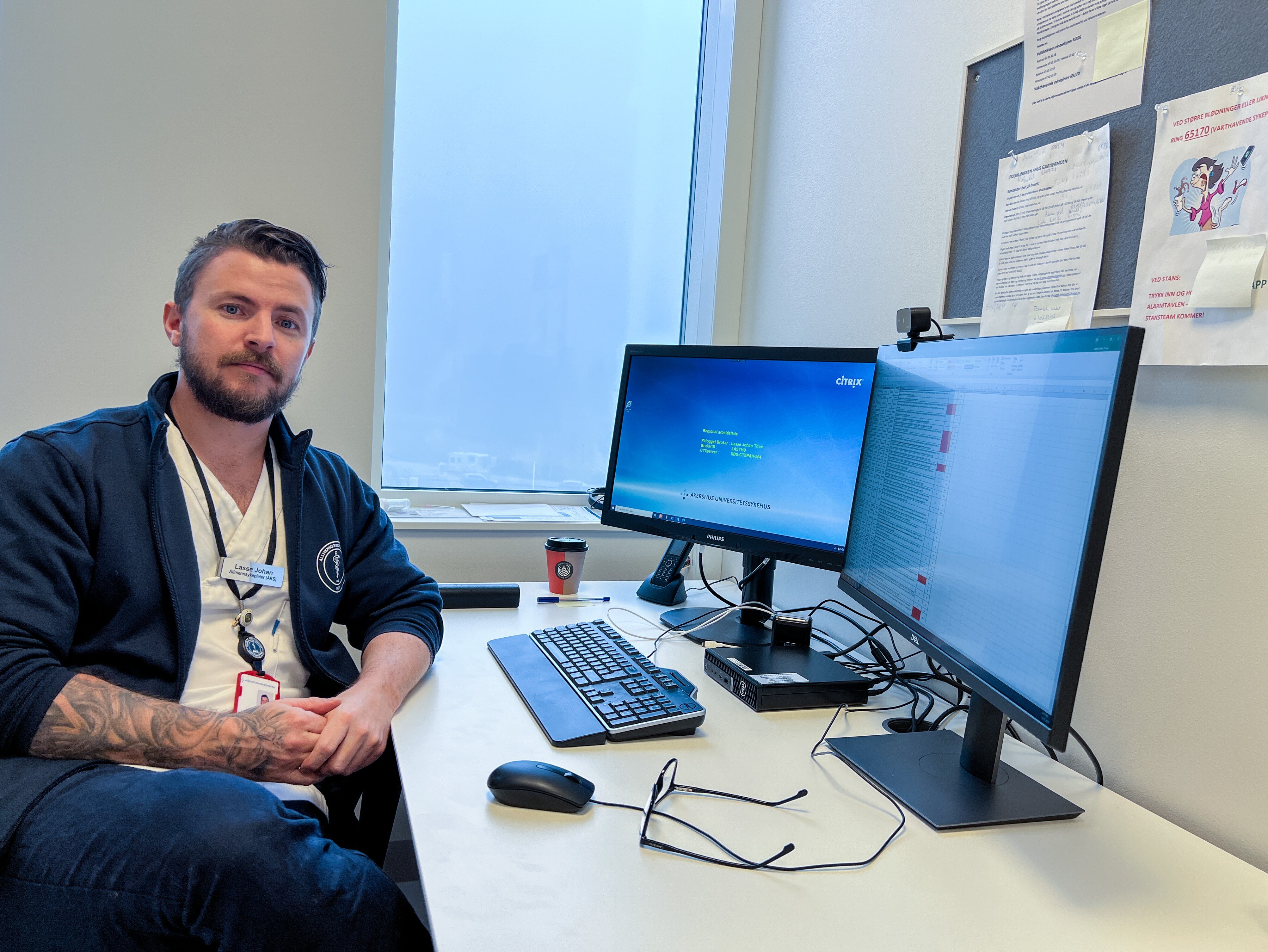 Bildet viser Lasse Johan Thue.