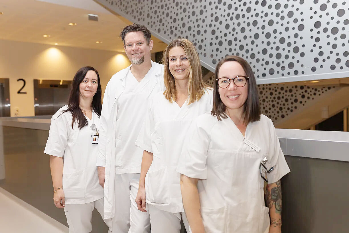 bilde av tms-teamet ved helse fonna