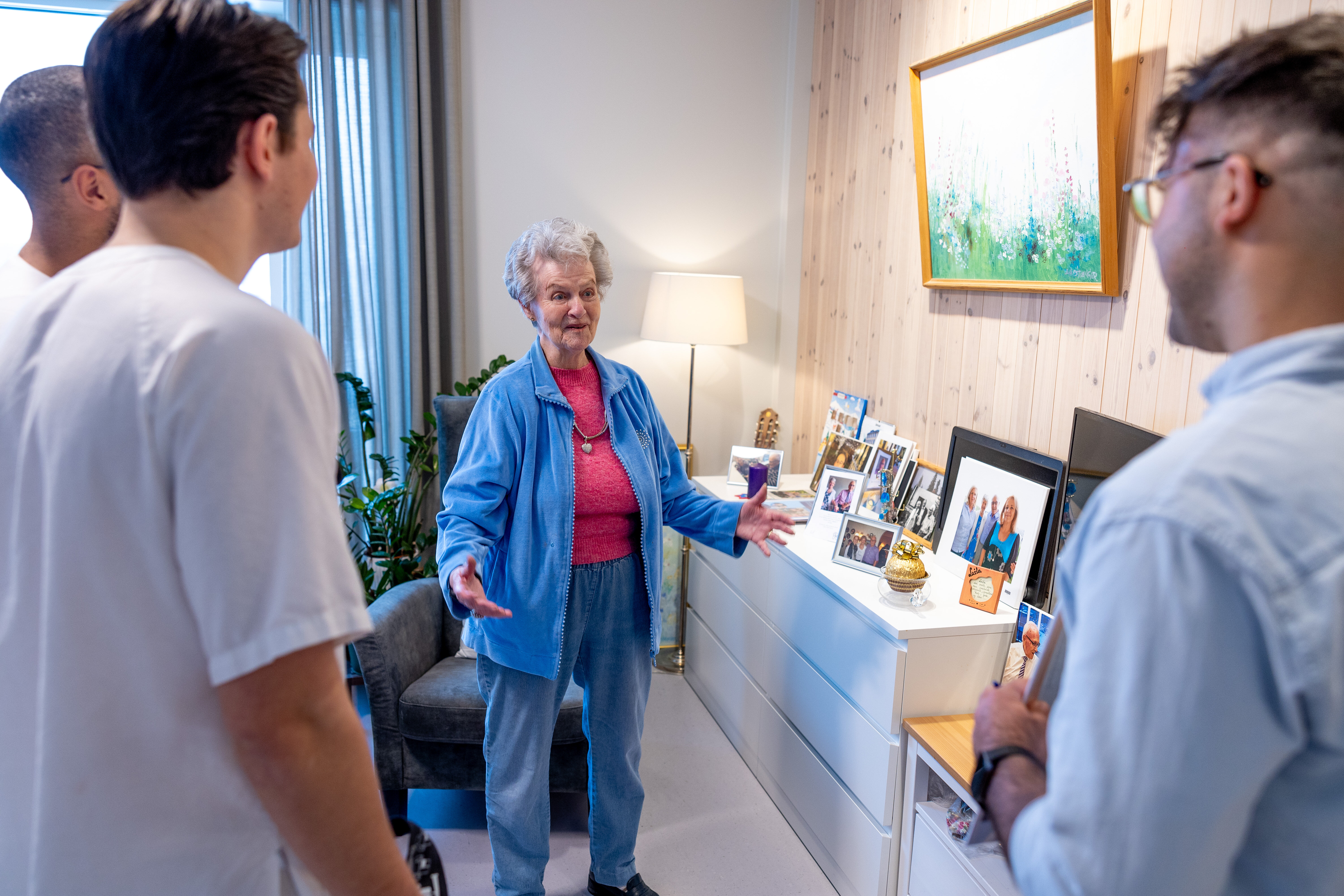 Bildet er fra Lindeberghjemmet