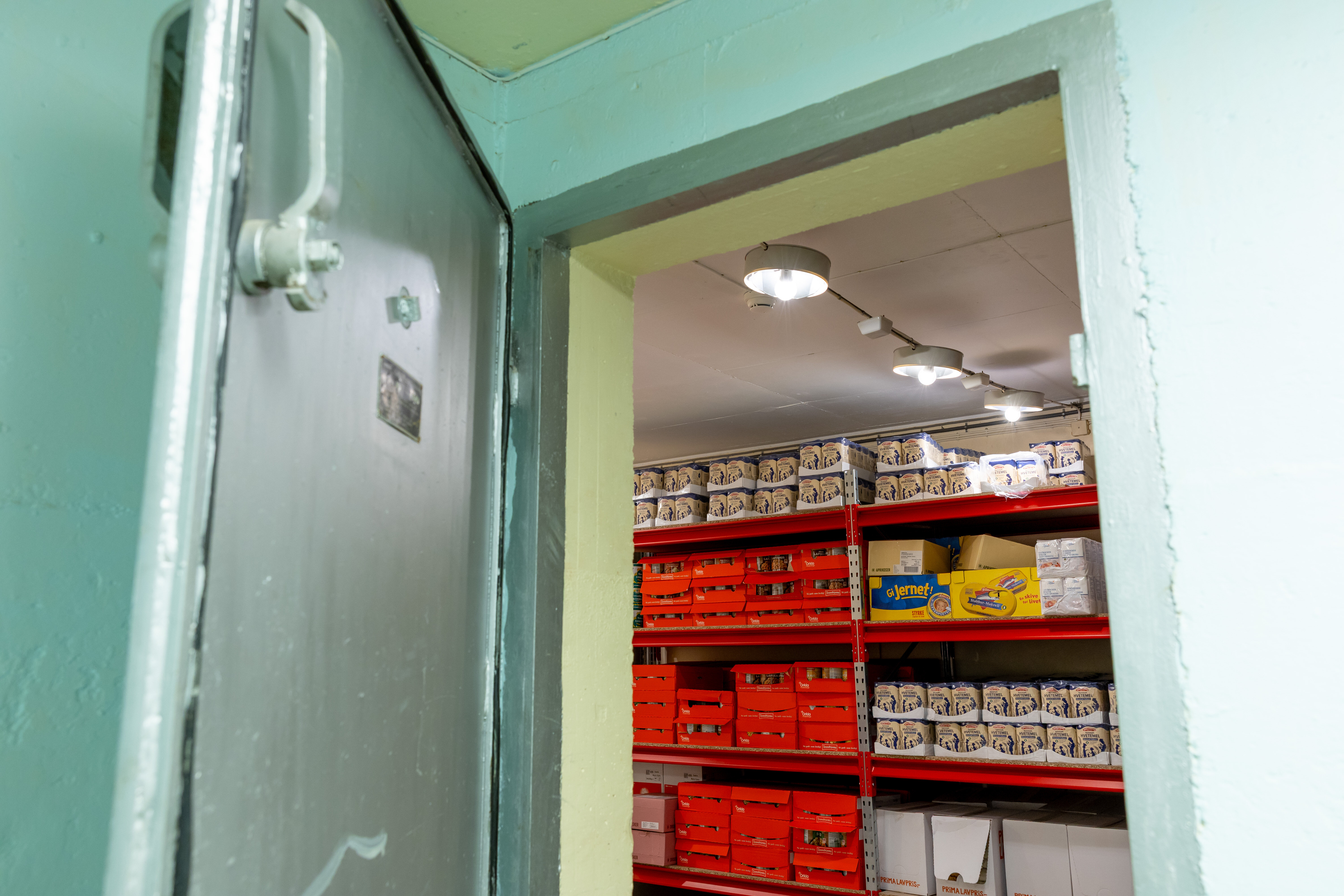 Dør inn til beredskapslager