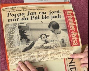 Bildet viser et avisutklipp