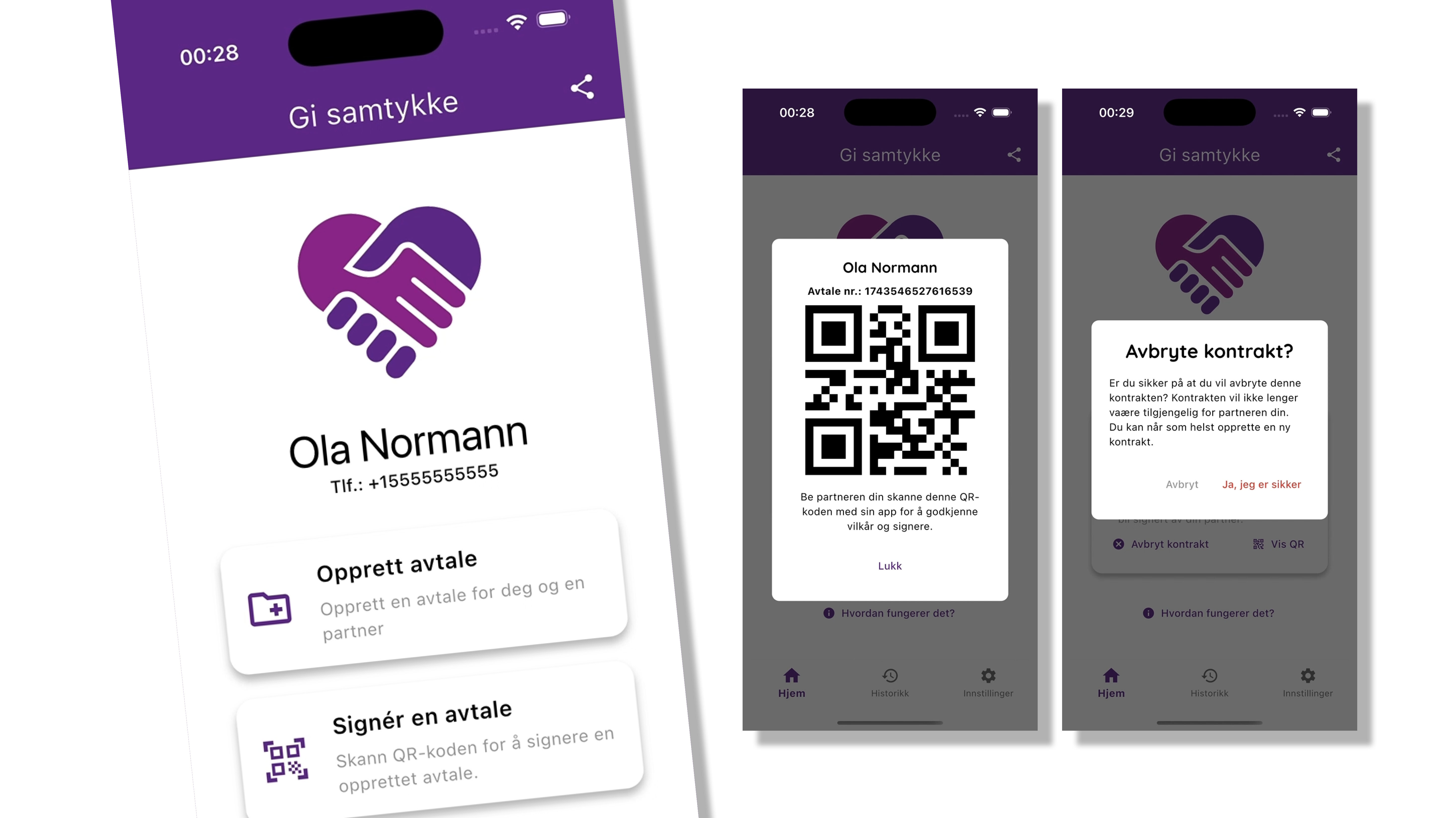 Promo av samtykke-app