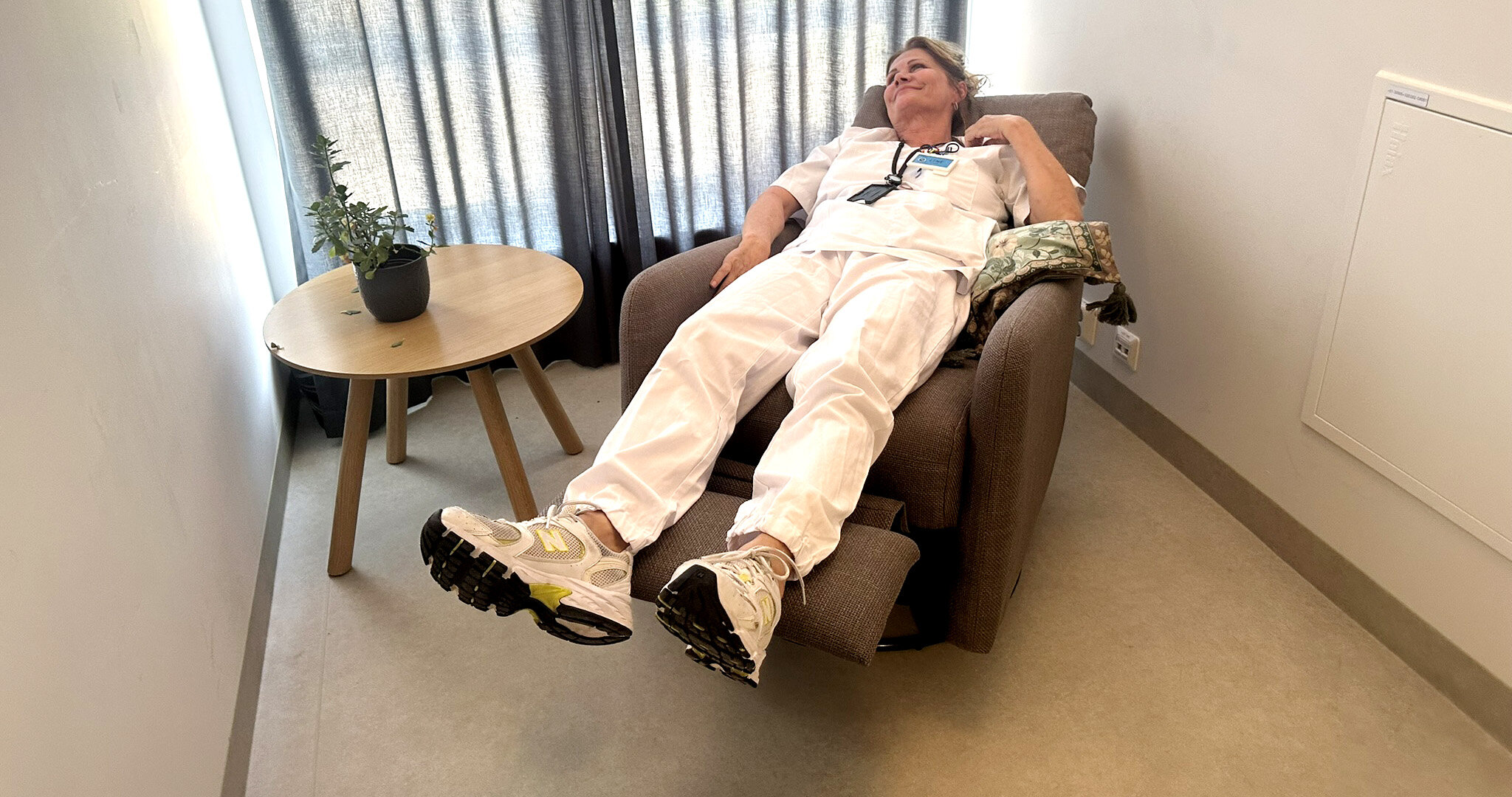 bilde av lene i hvilerommet