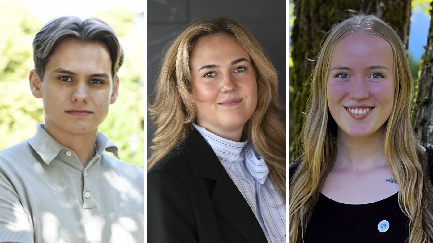 Bildet viser de tre innleggsforfatterne