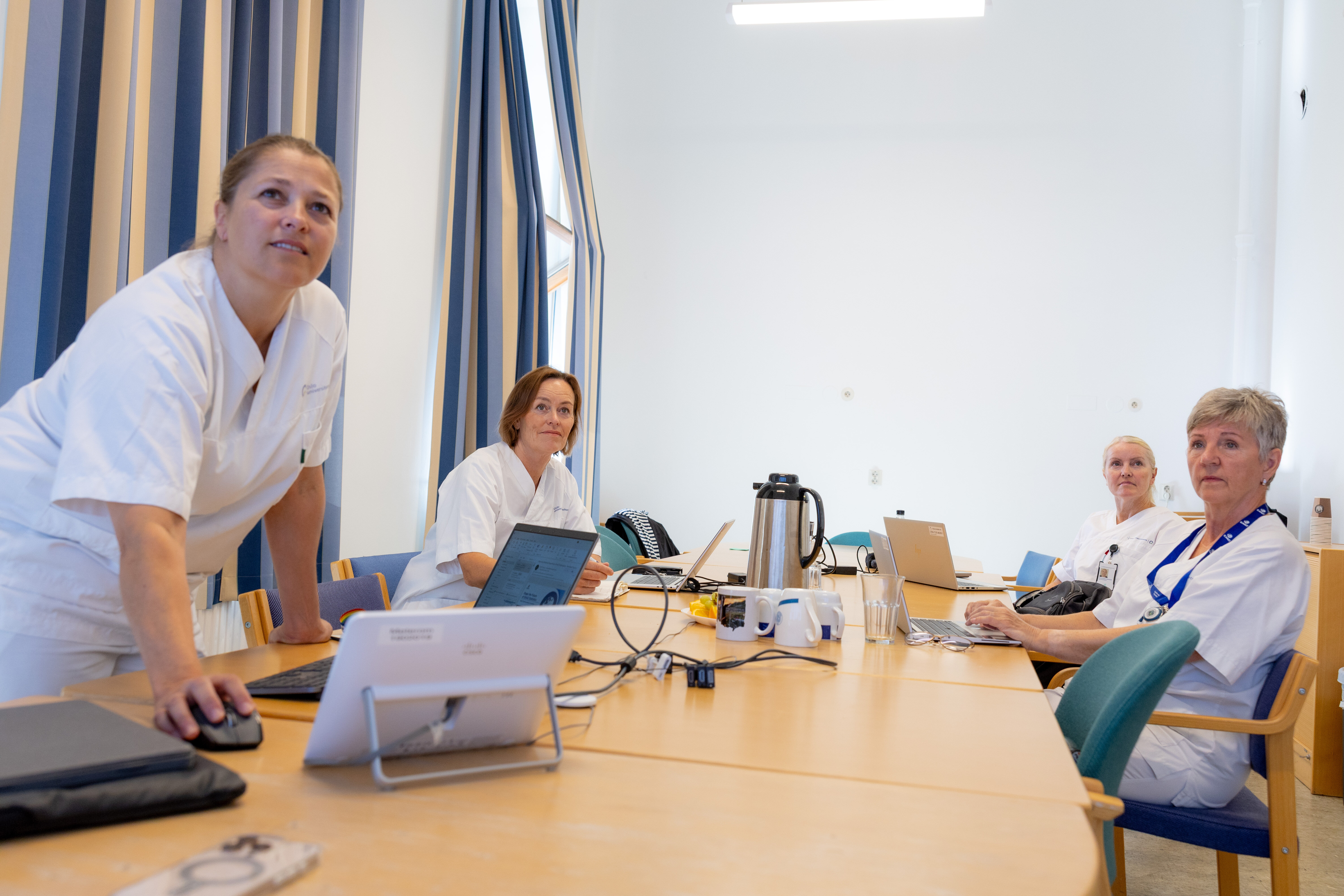 Bildet viser Ingvild Gaare-Olstad, Liv Bjerke Rodal, Anne Munkvold og Nina Særvold.