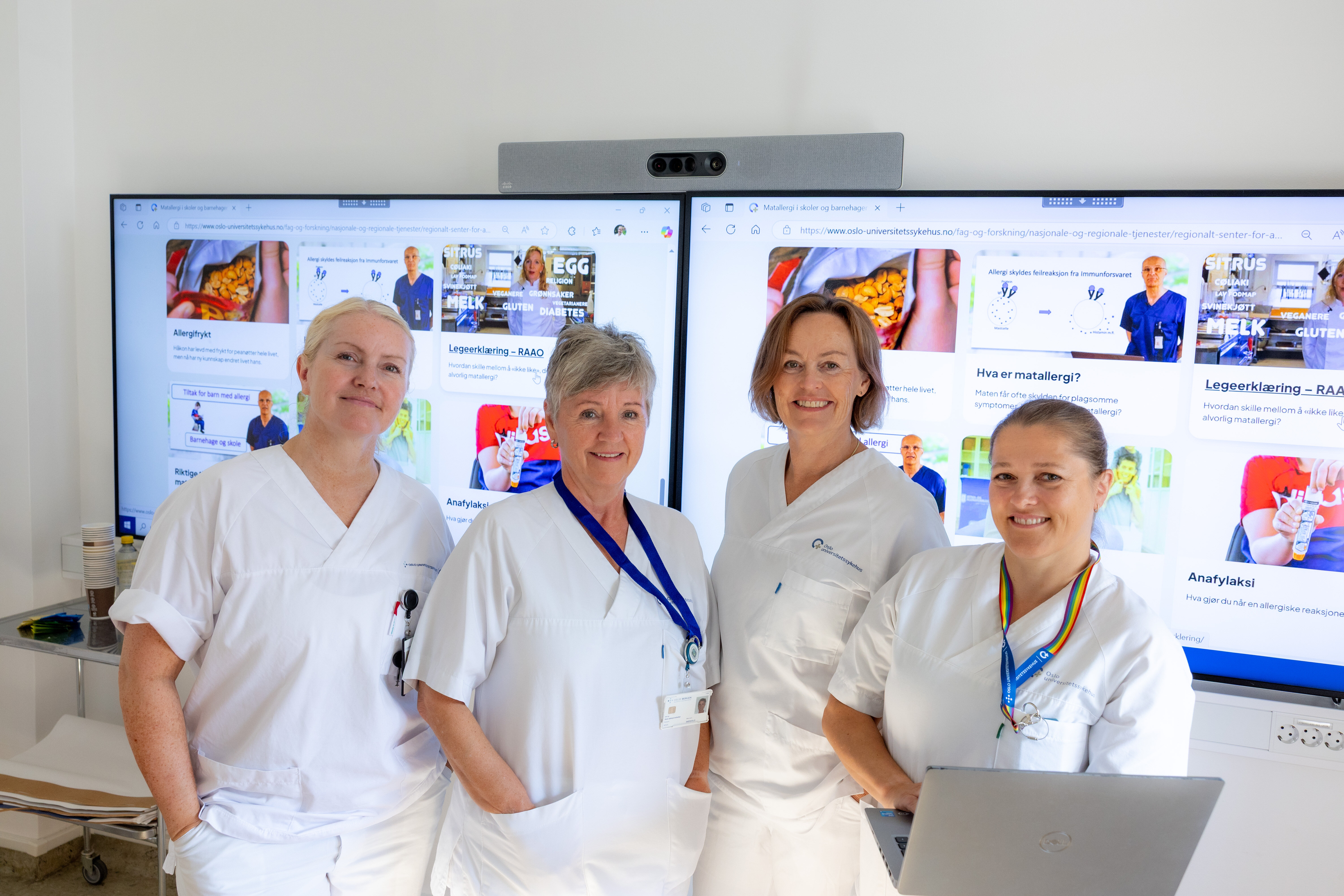 Bildet viser Anne Munkvold, Nina Særvold, Liv Bjerke Rodal og Ingvild Gaare-Olstad.