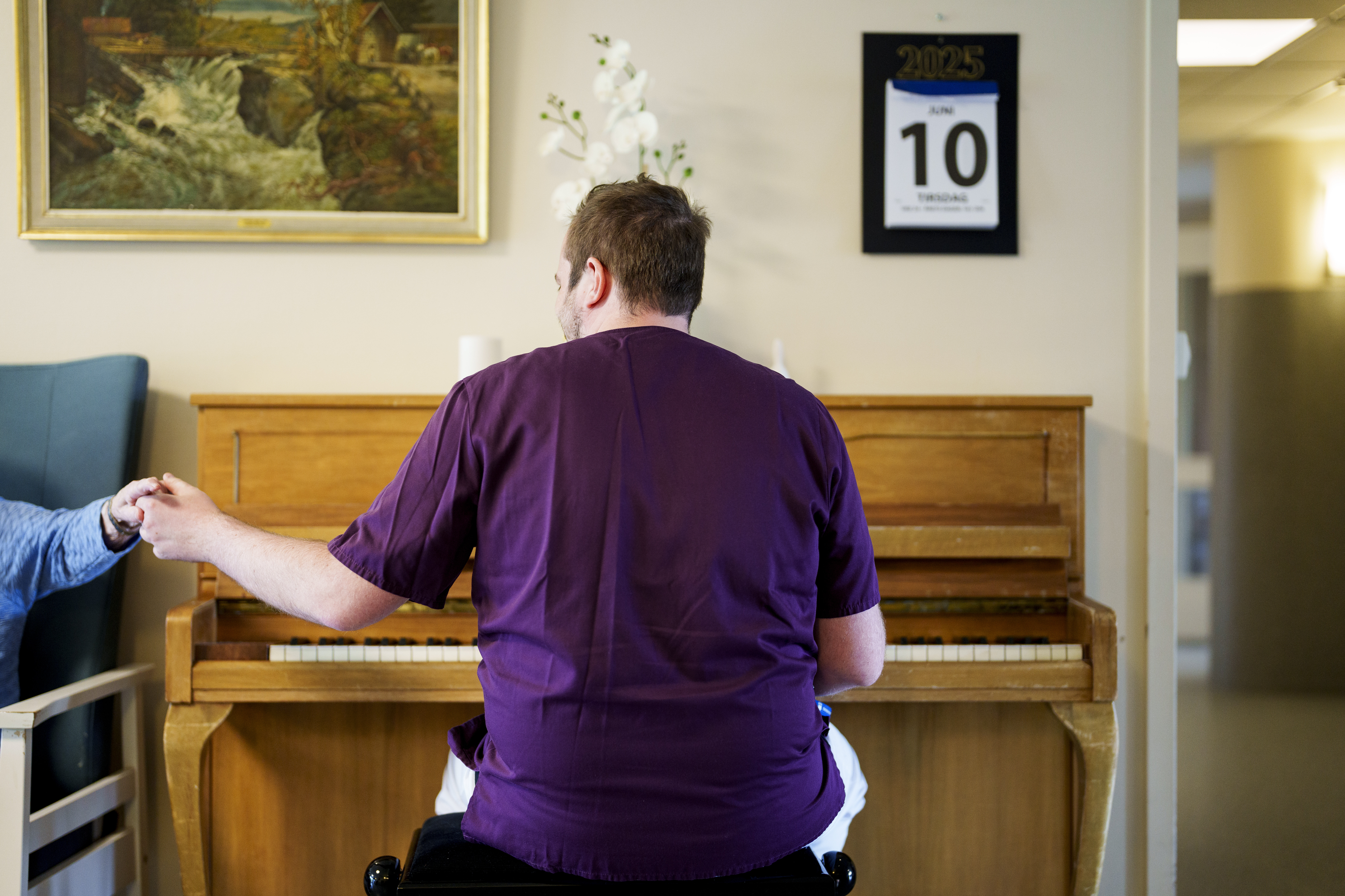 Pianospill på sykehjem
