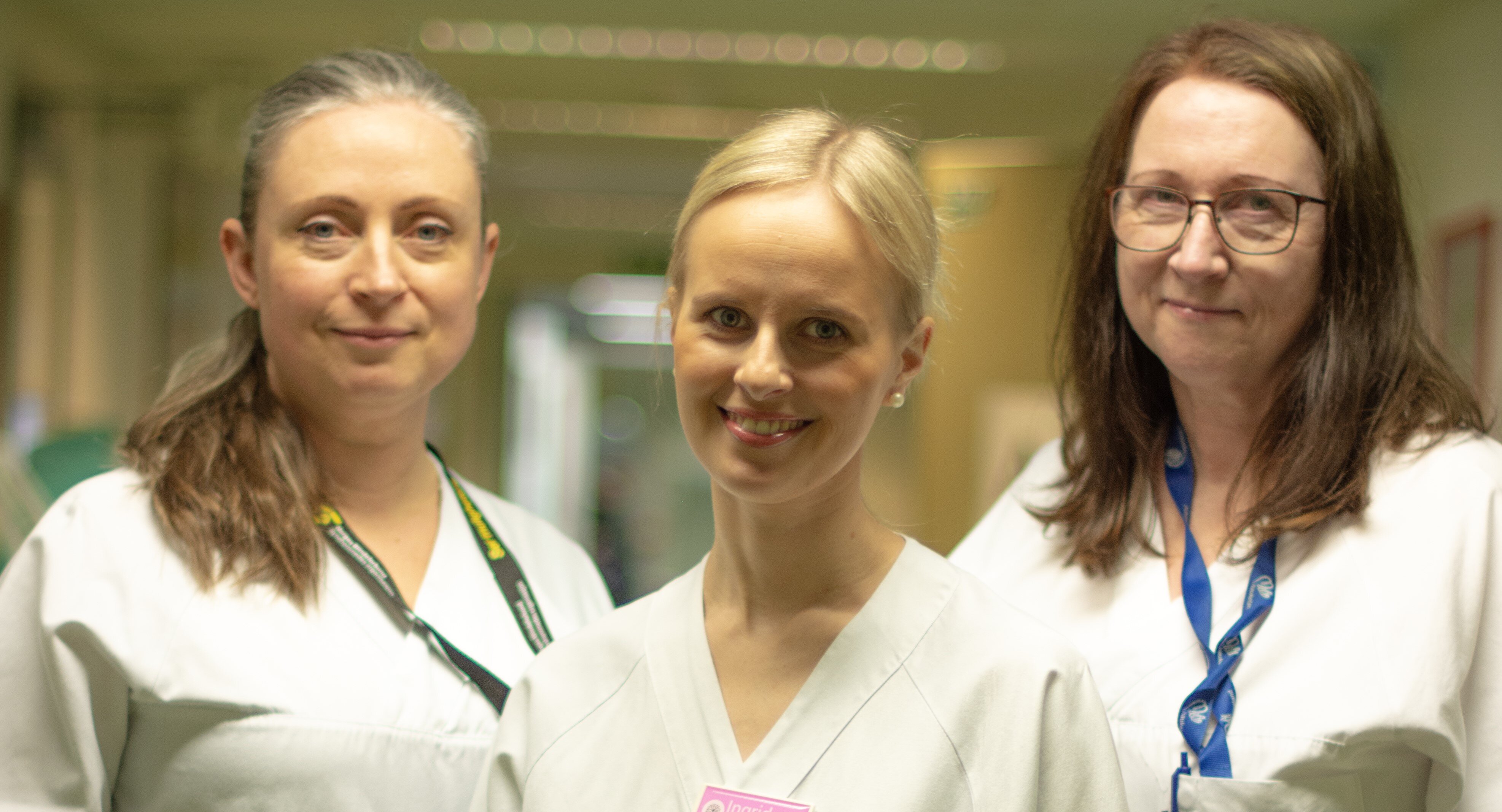 Bildet viser Tine Garshol, Ingrid Andersen og Kristina  Rødstøen Djupvik.