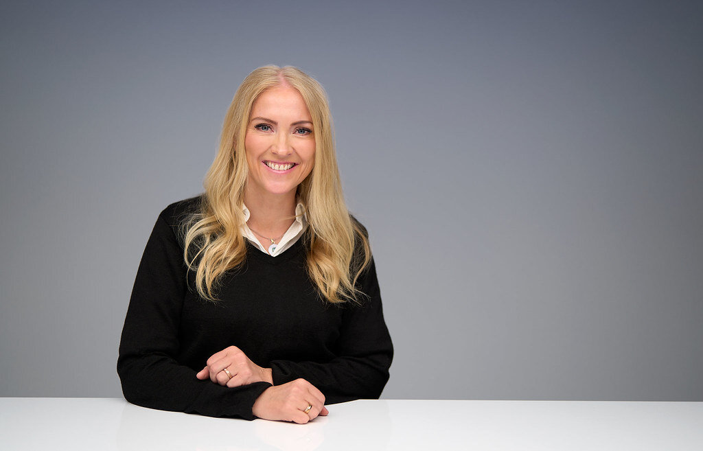 Bildet viser et portrett av forbundsleder Lill Sverresdatter Larsen.