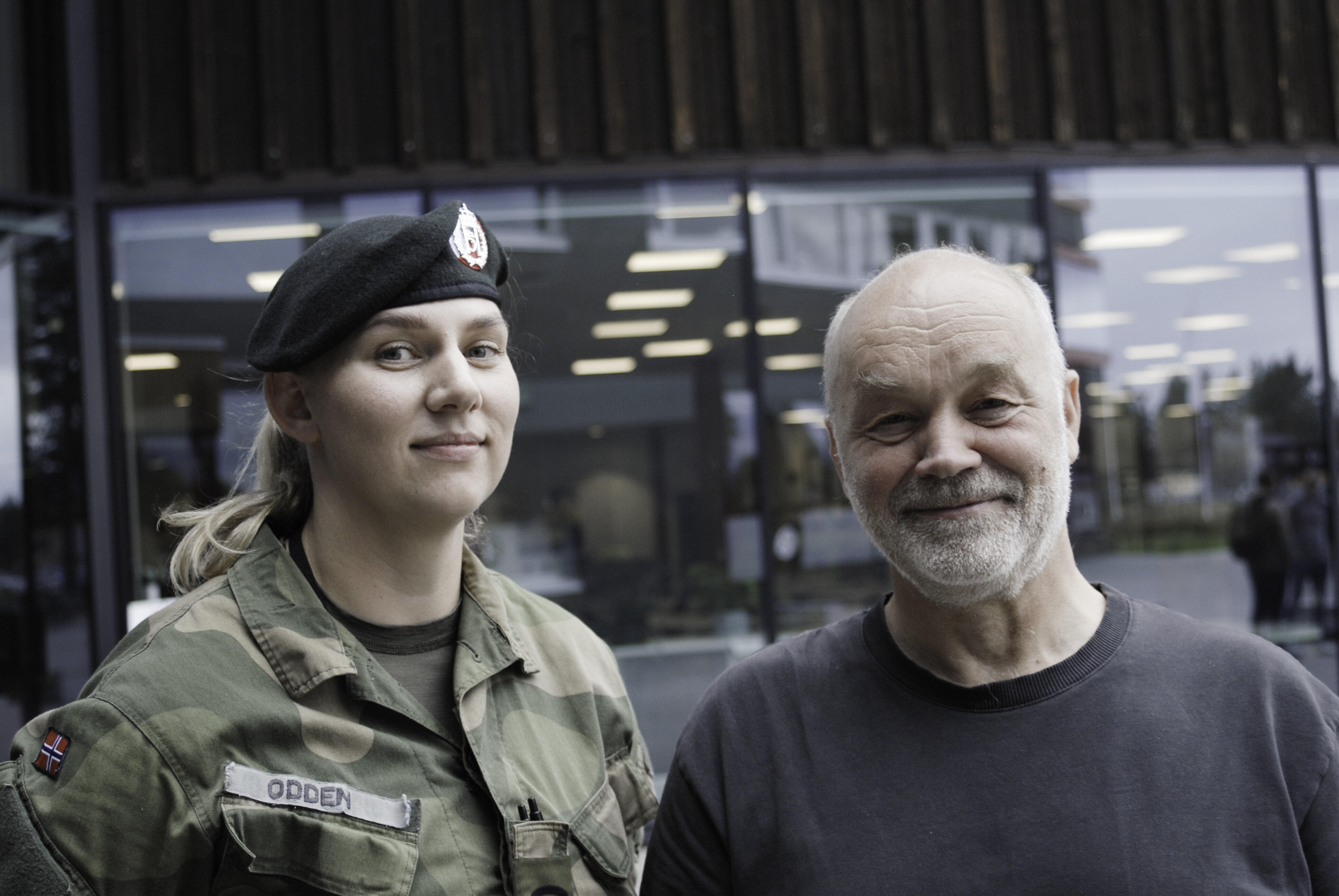 Bildet viser Mira Odden og Helge Stensrud