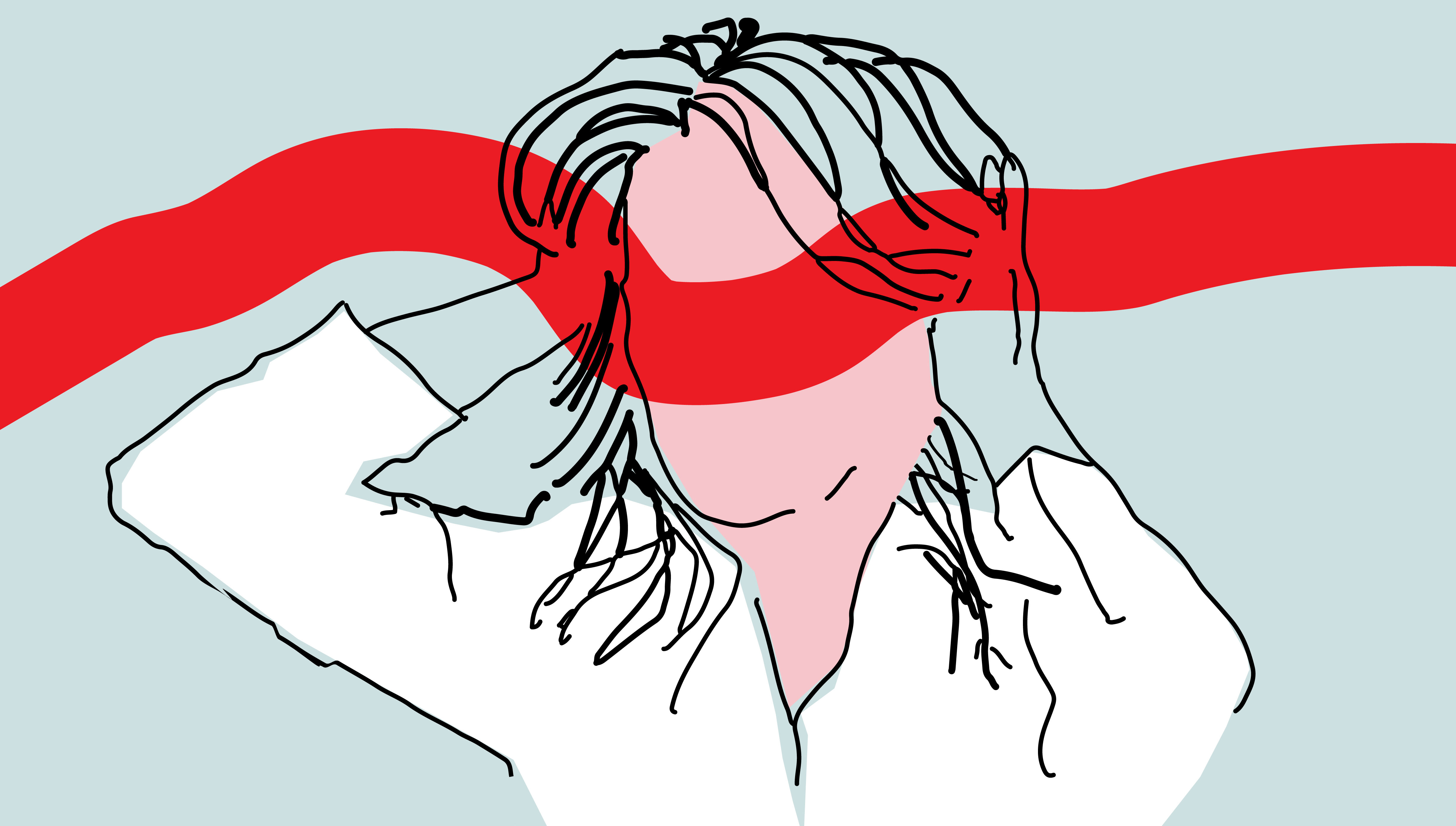 Bilde viser forskremt sykepleier