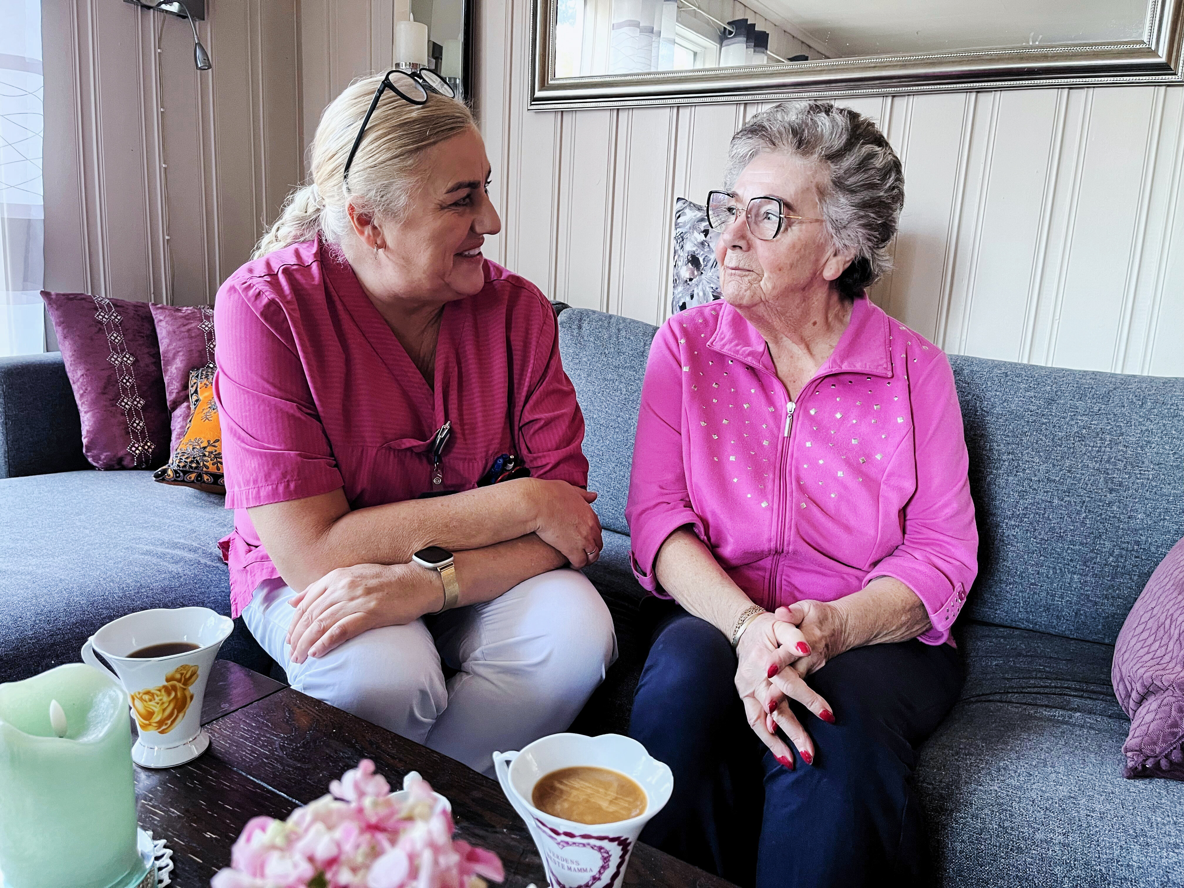 Bilde av Renee Stanes og pasient