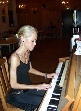 Bildet viser Ingeborg Senneset fra matsalen på Østmarka psykiatriske.