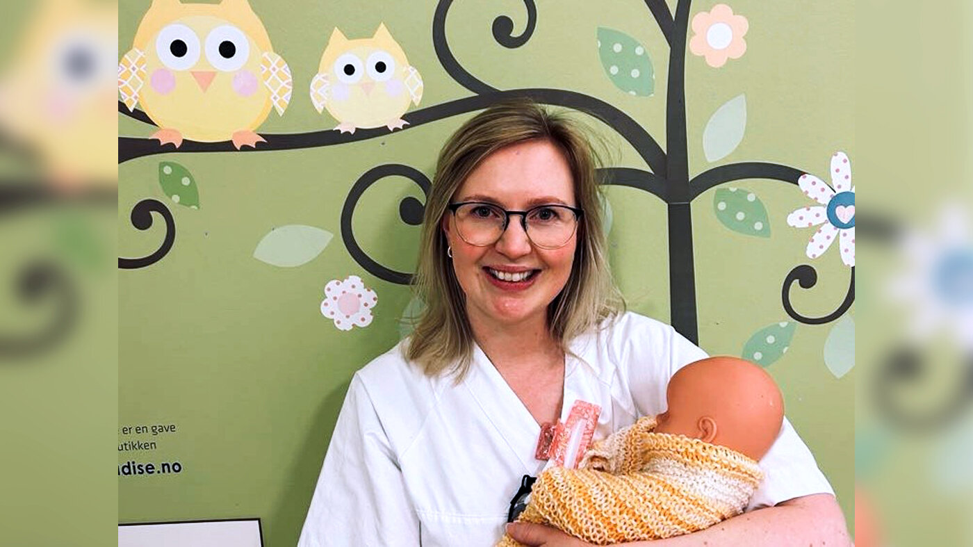 Bildet viser Guro Vegasundrabb på jobb