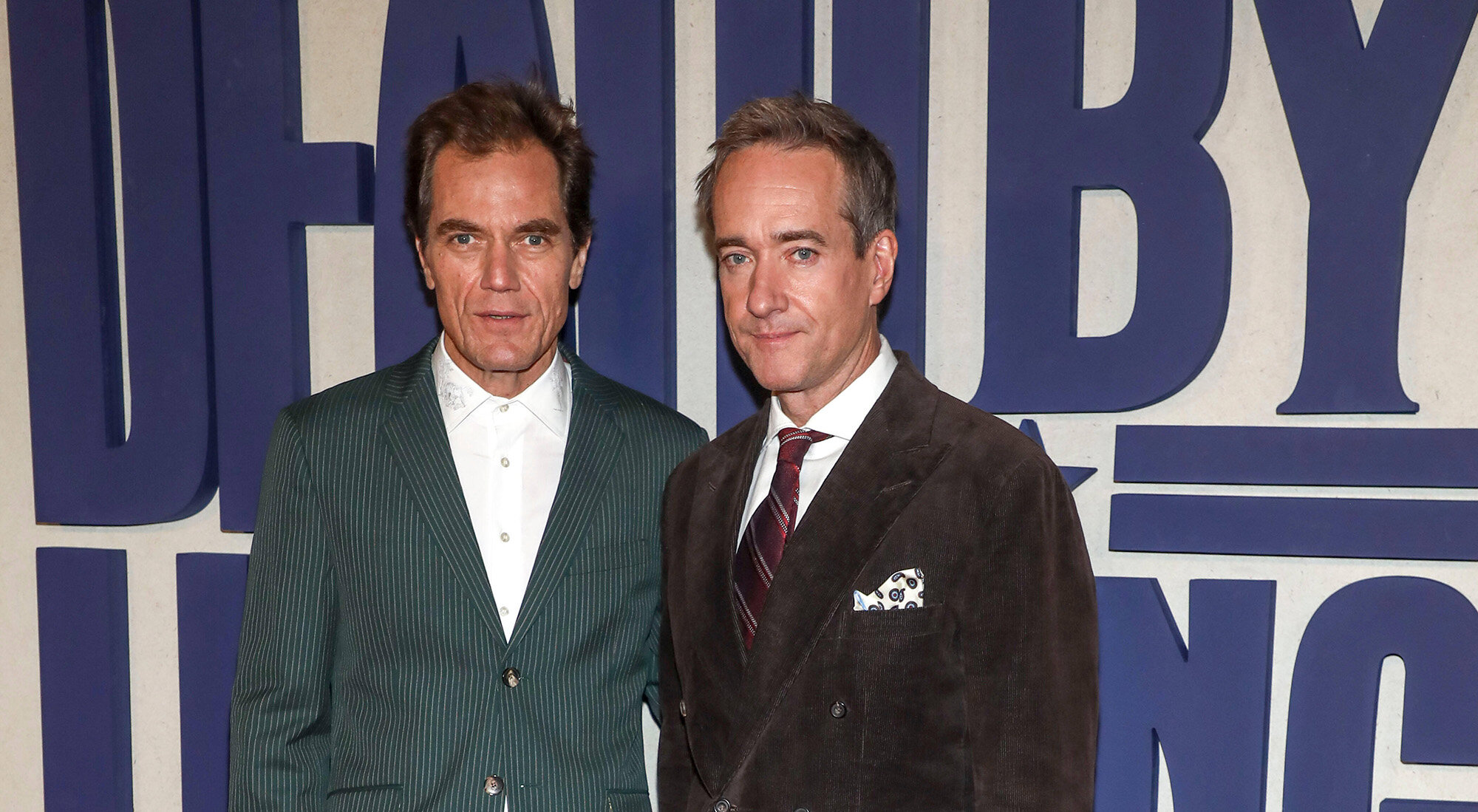 Bildet viser skuespillerne Michael Shannon og Matthew Macfadyen, som spiller henholdsvis president James Garfield og attentatmannen Charles Guiteau i den nye dramaserien «Death by Lightning».