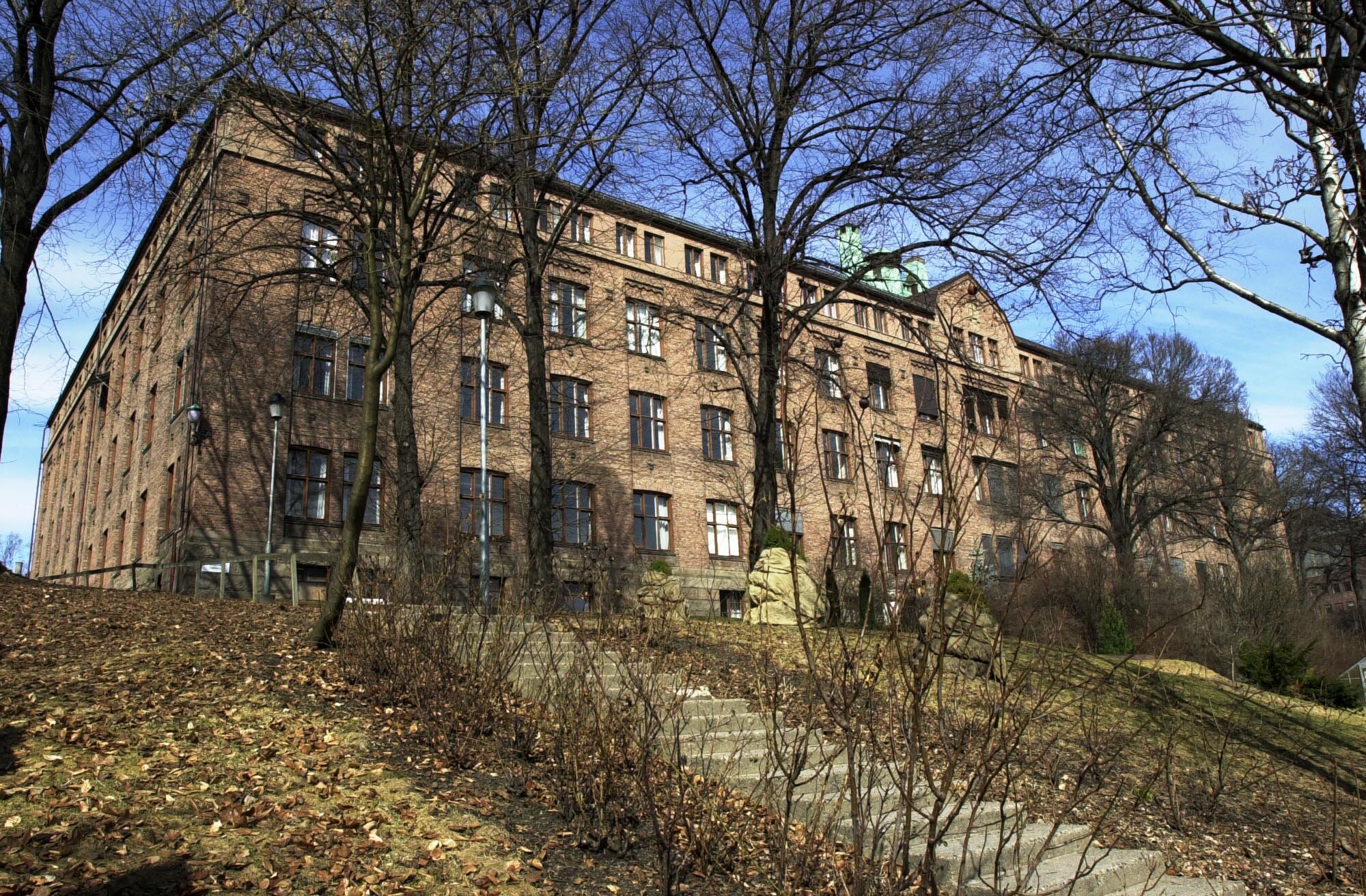 Bildet viser Kvinneklinikken på det gamle Rikshospitalet.