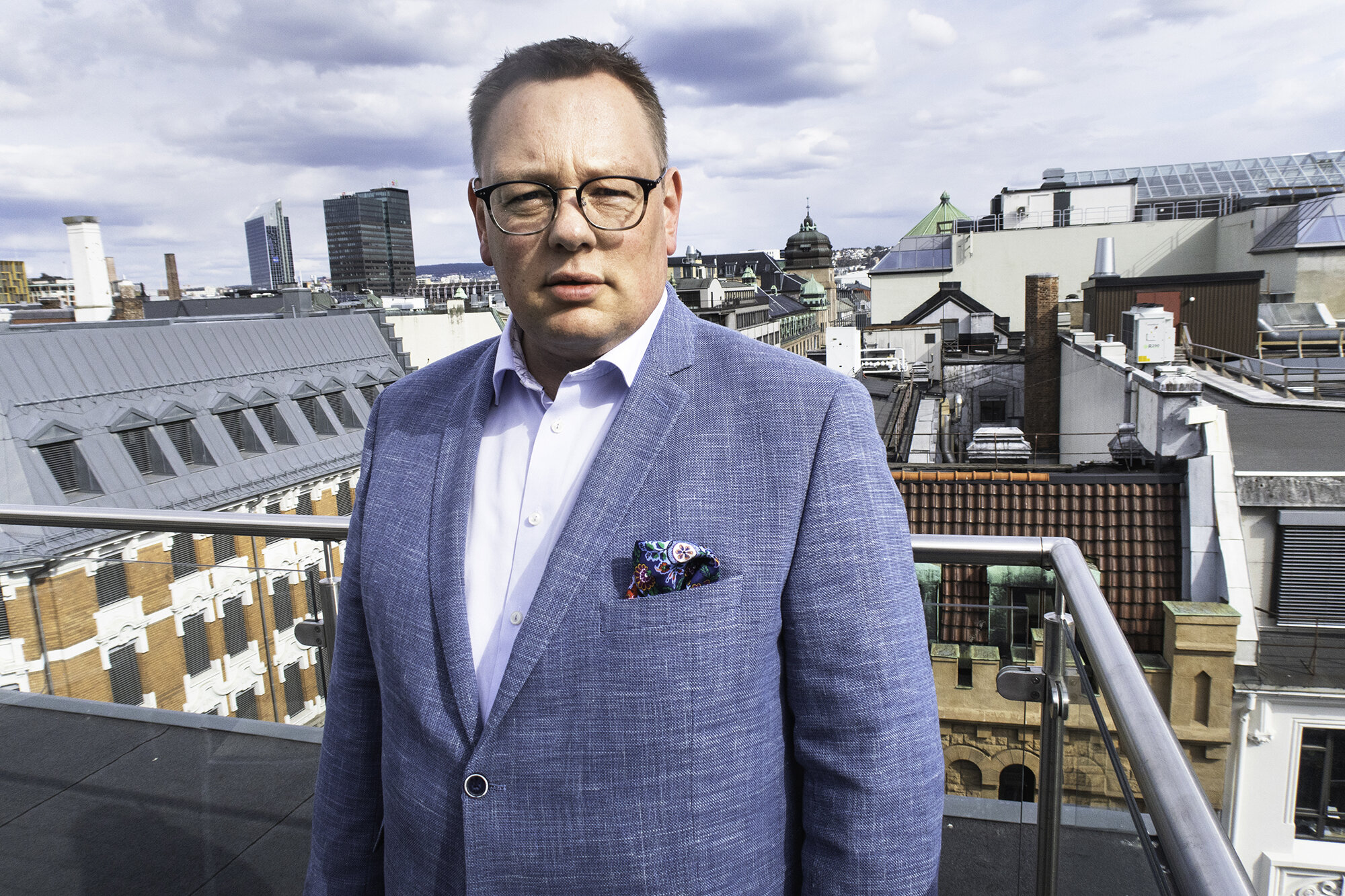 Bildet viser 2. nestleder Kai Øivind Brenden i NSF.