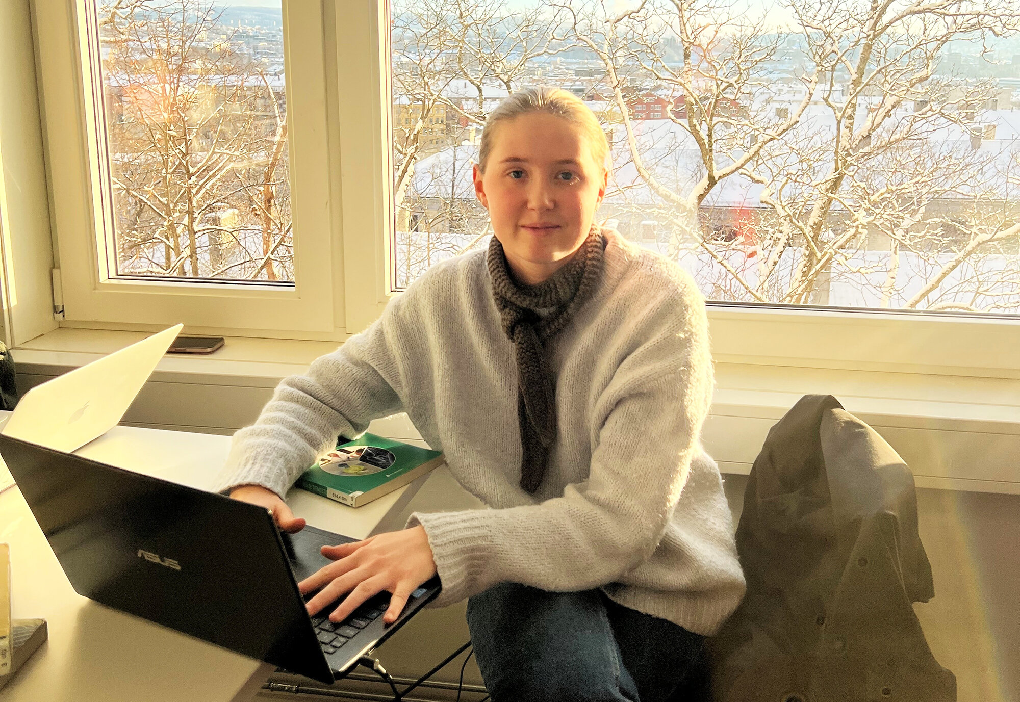 Bildet viser praksisstudent Stella Braathen-Reif.