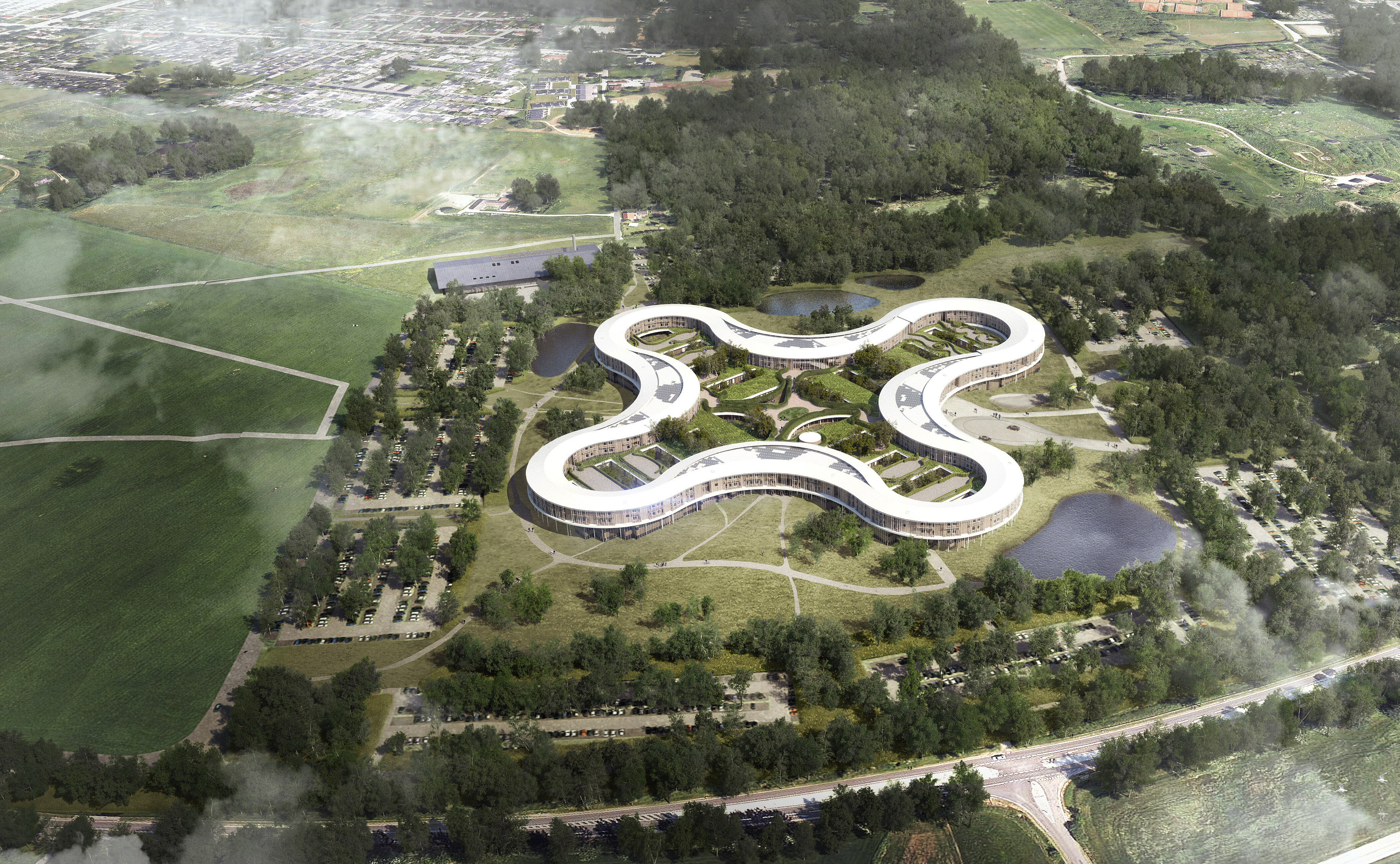 Bilde av Nytt Hospital Nordsjælland i Hillerød