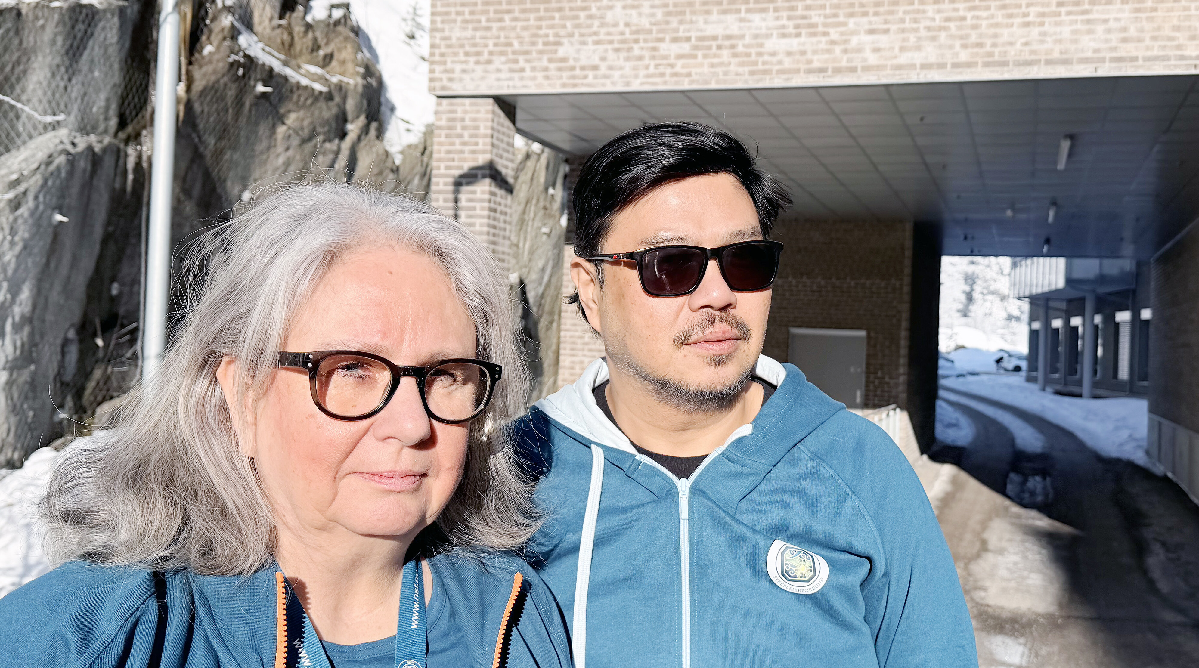 bilde av bodil jensen og peter hilario