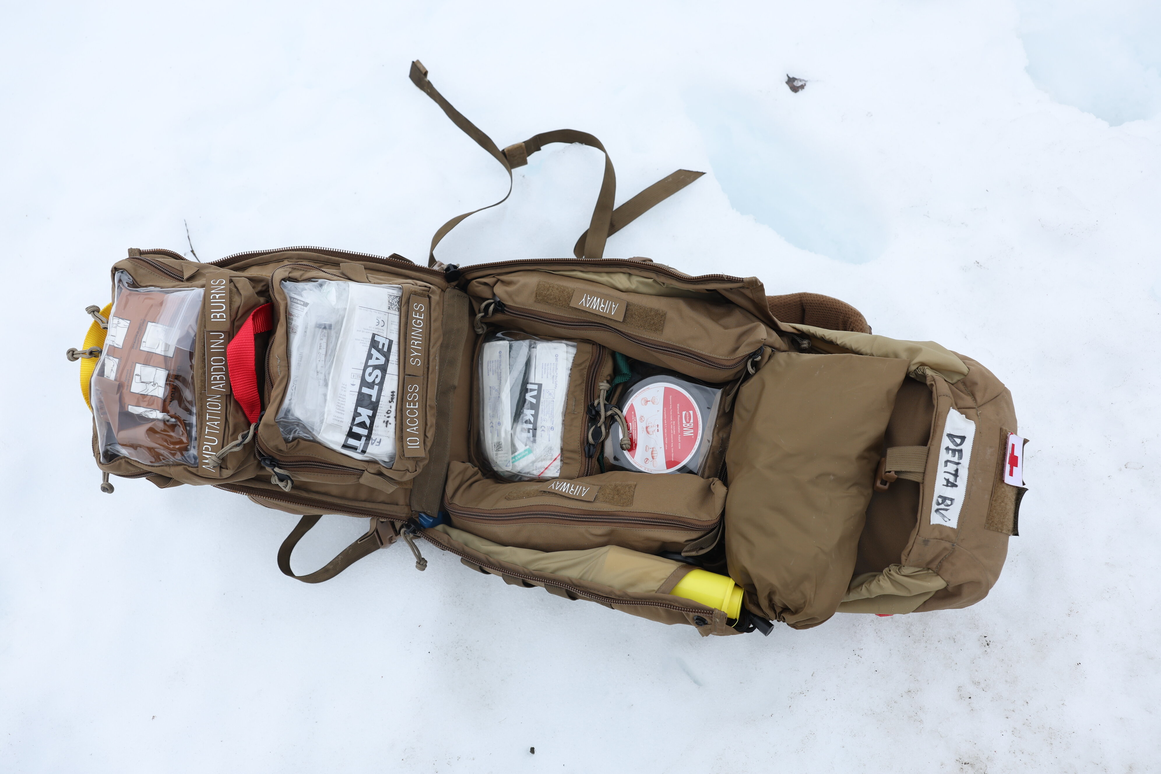 bilde av sekken til sanitetssoldaten