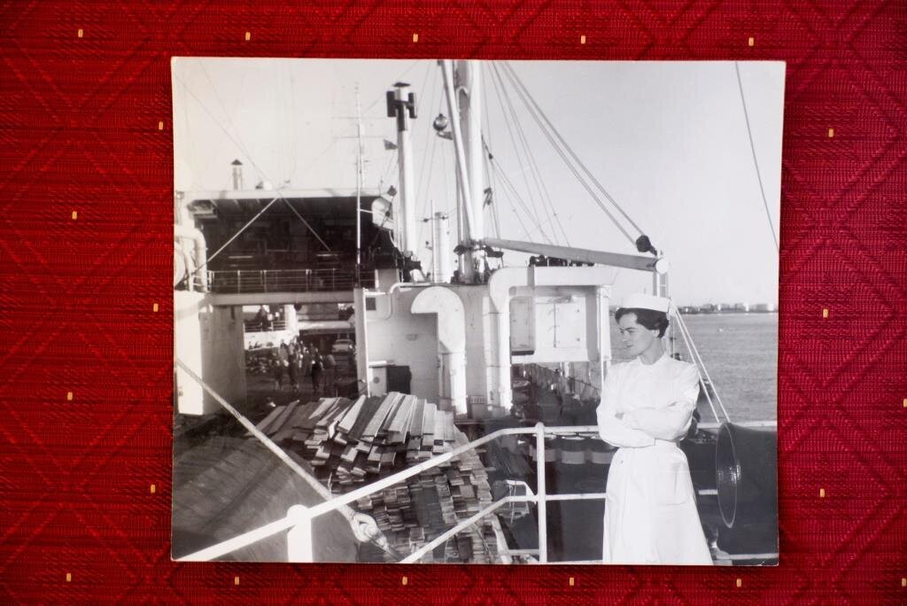 Bilde av Esther på dekk