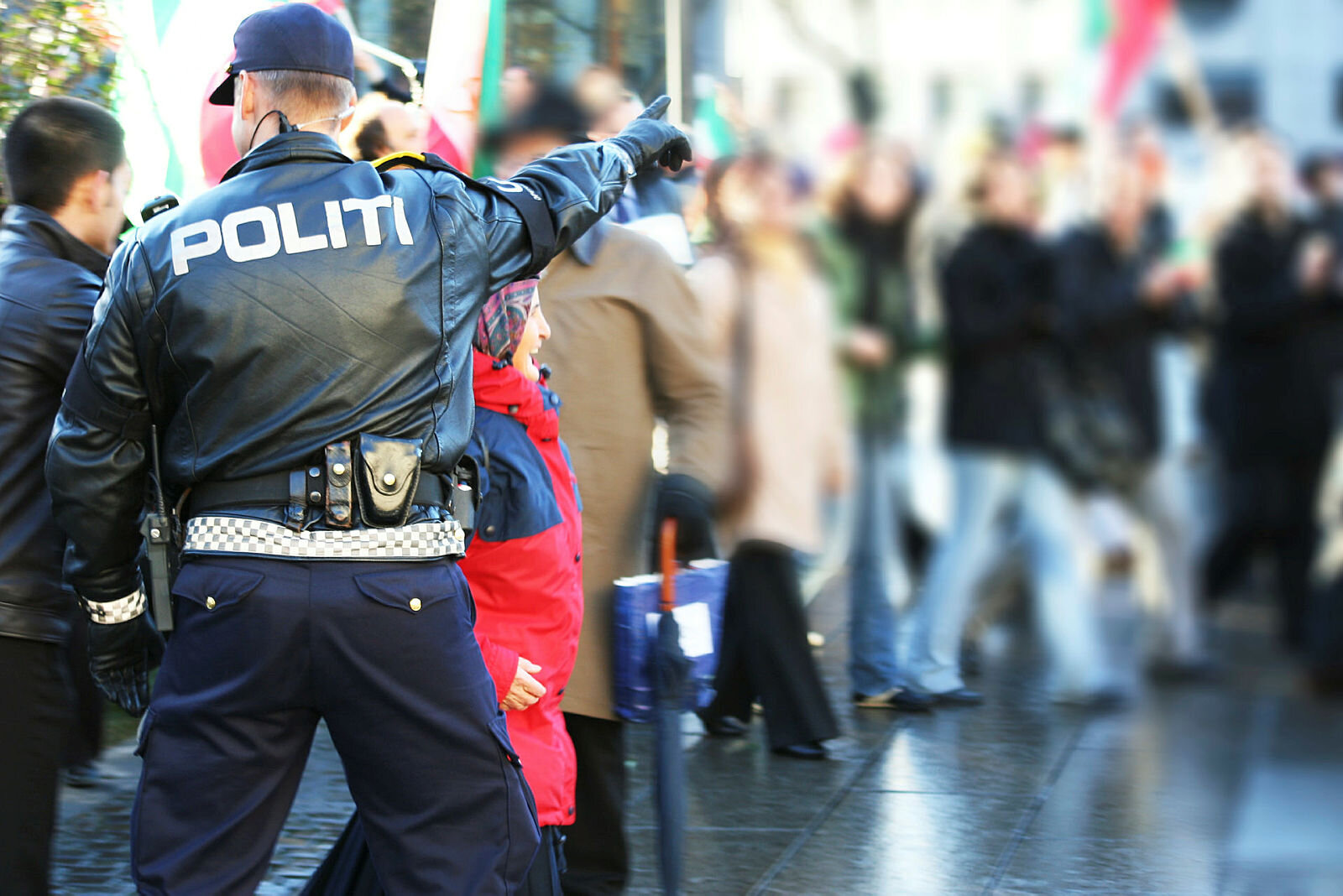 Bildet viser norsk politi