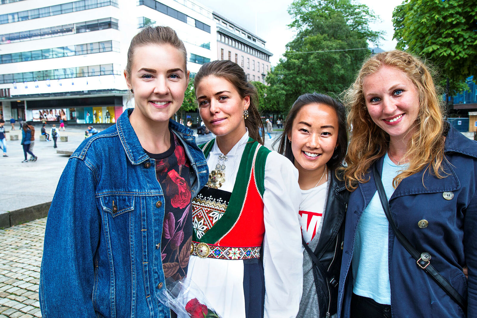 Fra venstre: Frøydis Bjørnevaagen, Karianne Gjerald, Kaja Halvorsen Behrens og Guro Borgen Brekke