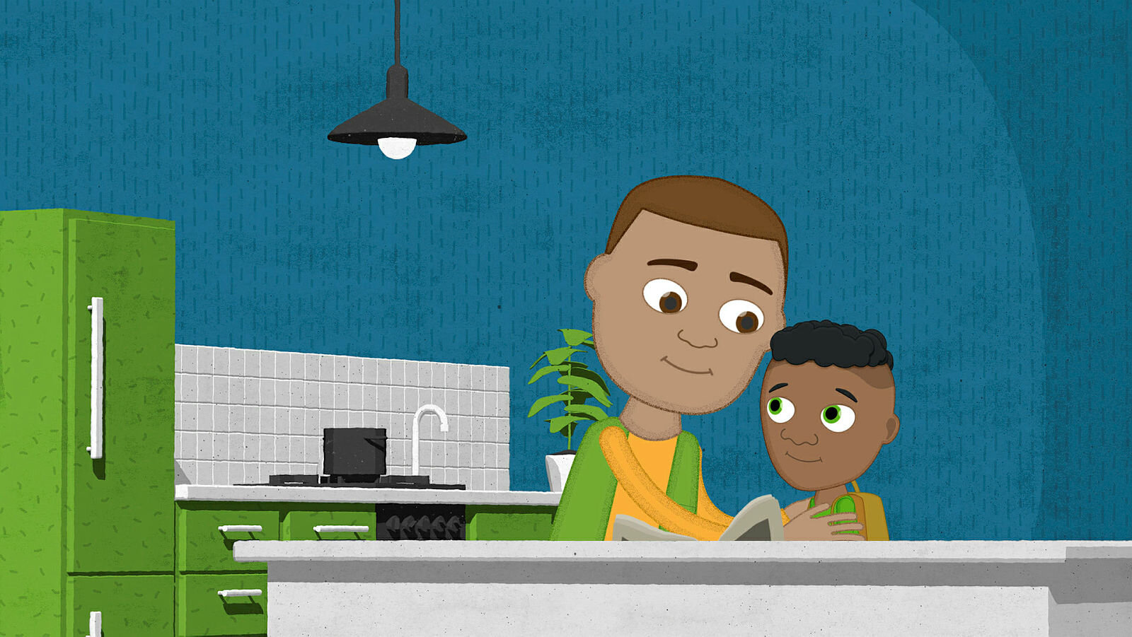 Bilder fra animasjonsserie for barn