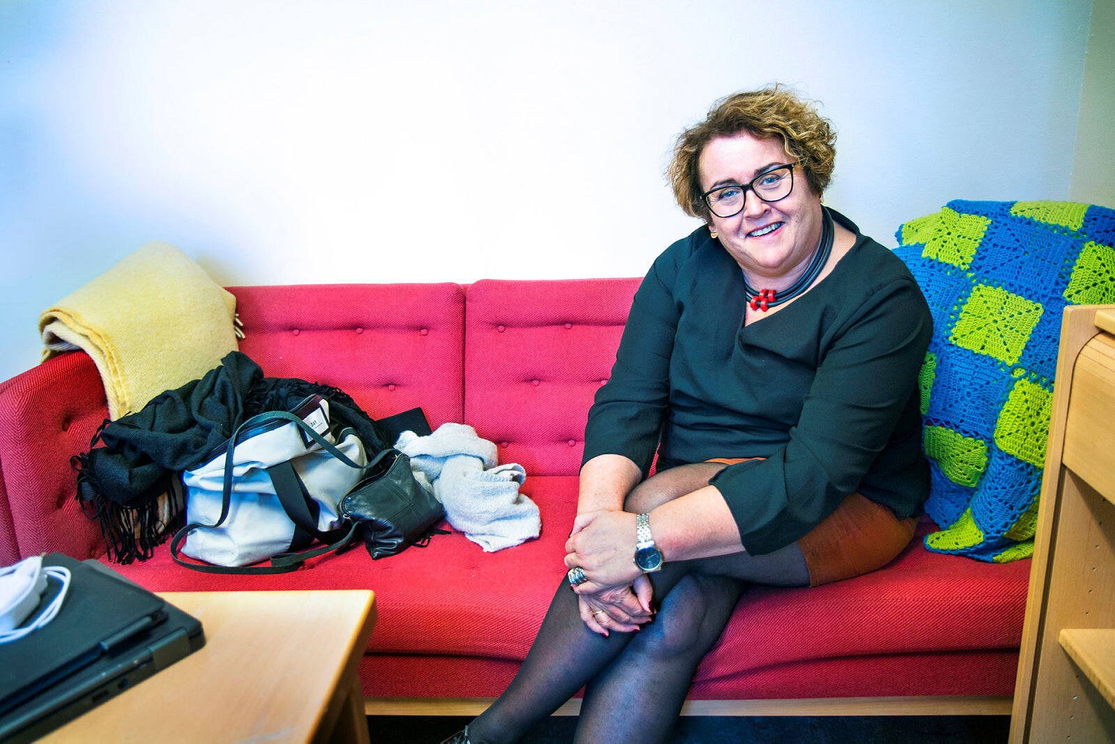 Olaug Bollestad, leder av Stortingets helse- og omsorgskomite. Nestleder i Kristelig Folkeparti (KrF). Intensivsykepleier.