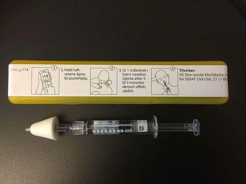 Nalokson nesespray, brukes for å reversere overdose