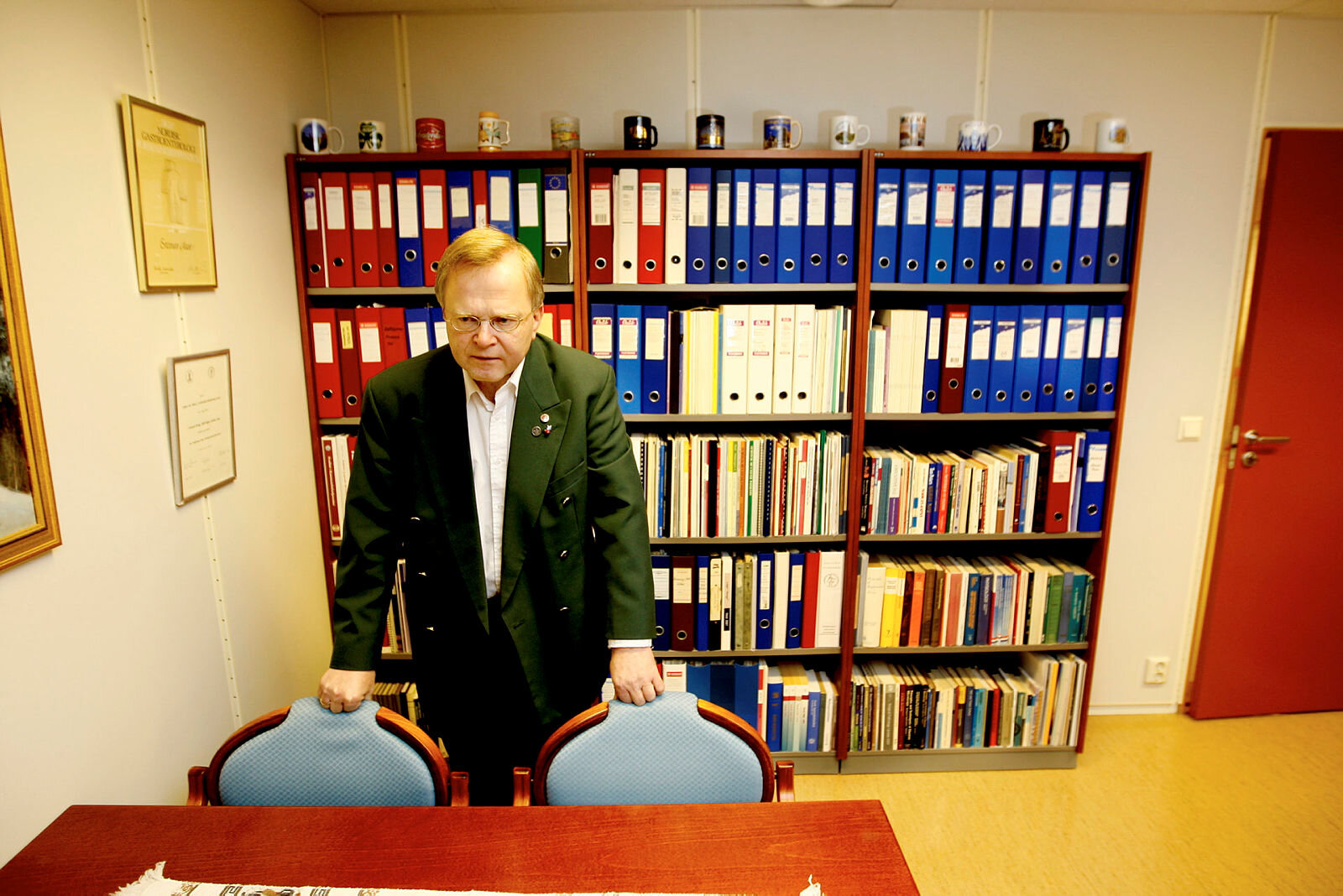 Portrett av fylkeslegen i Telemark, Steinar Aase