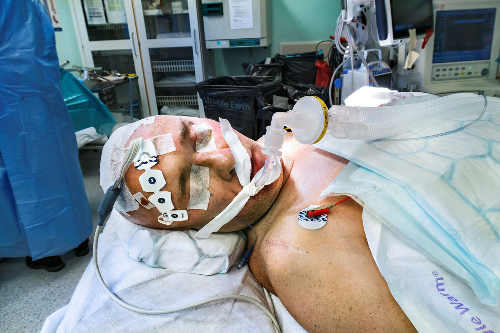 Parkinson-operasjon, i narkose, Rikshospitalet, OUS