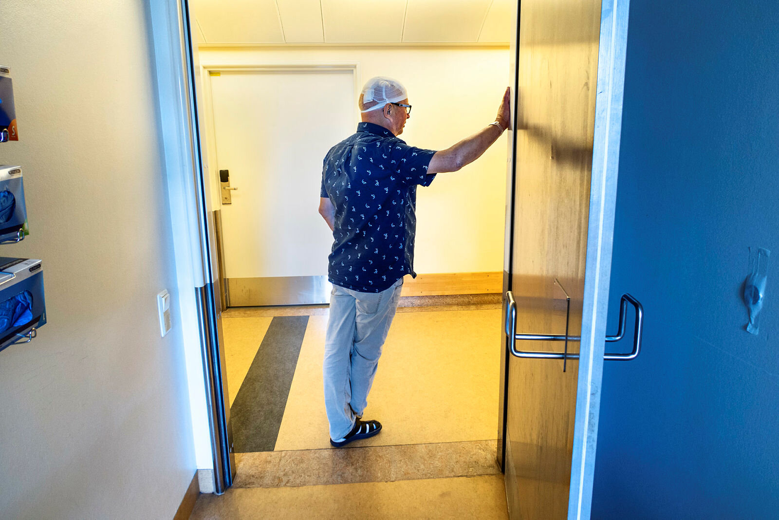 Finn Nortvedt på nevrologisk sengepost, Rikshospitalet, OUS