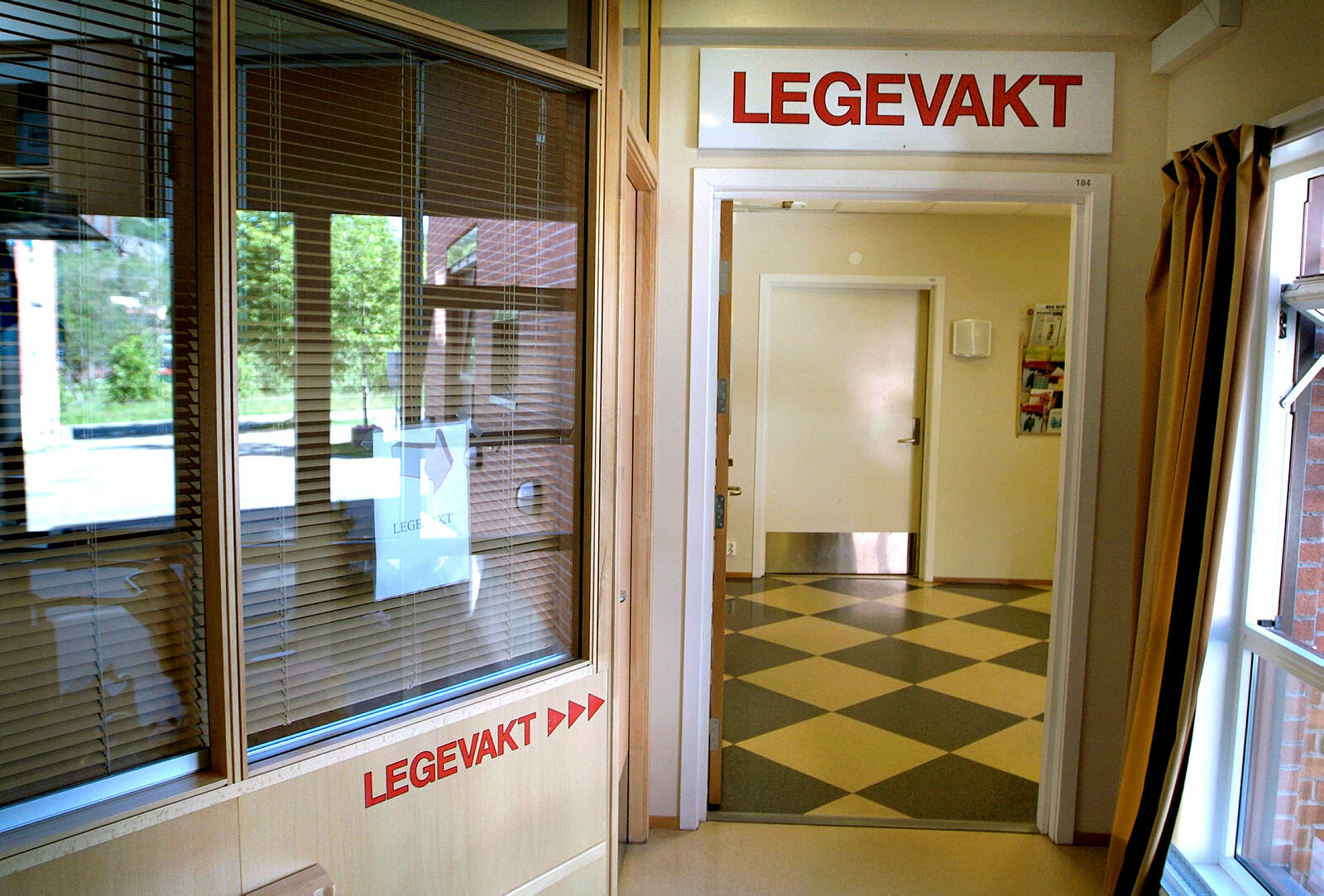 Legevakt ved Sandefjord sykehus.