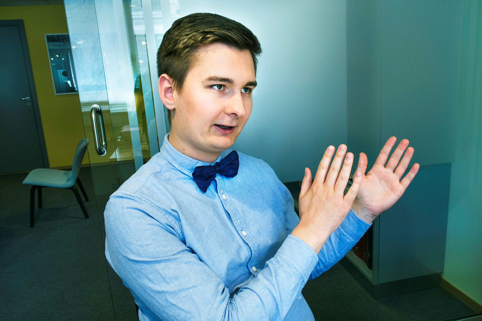 Christian Strømnes, leder i NSF Student