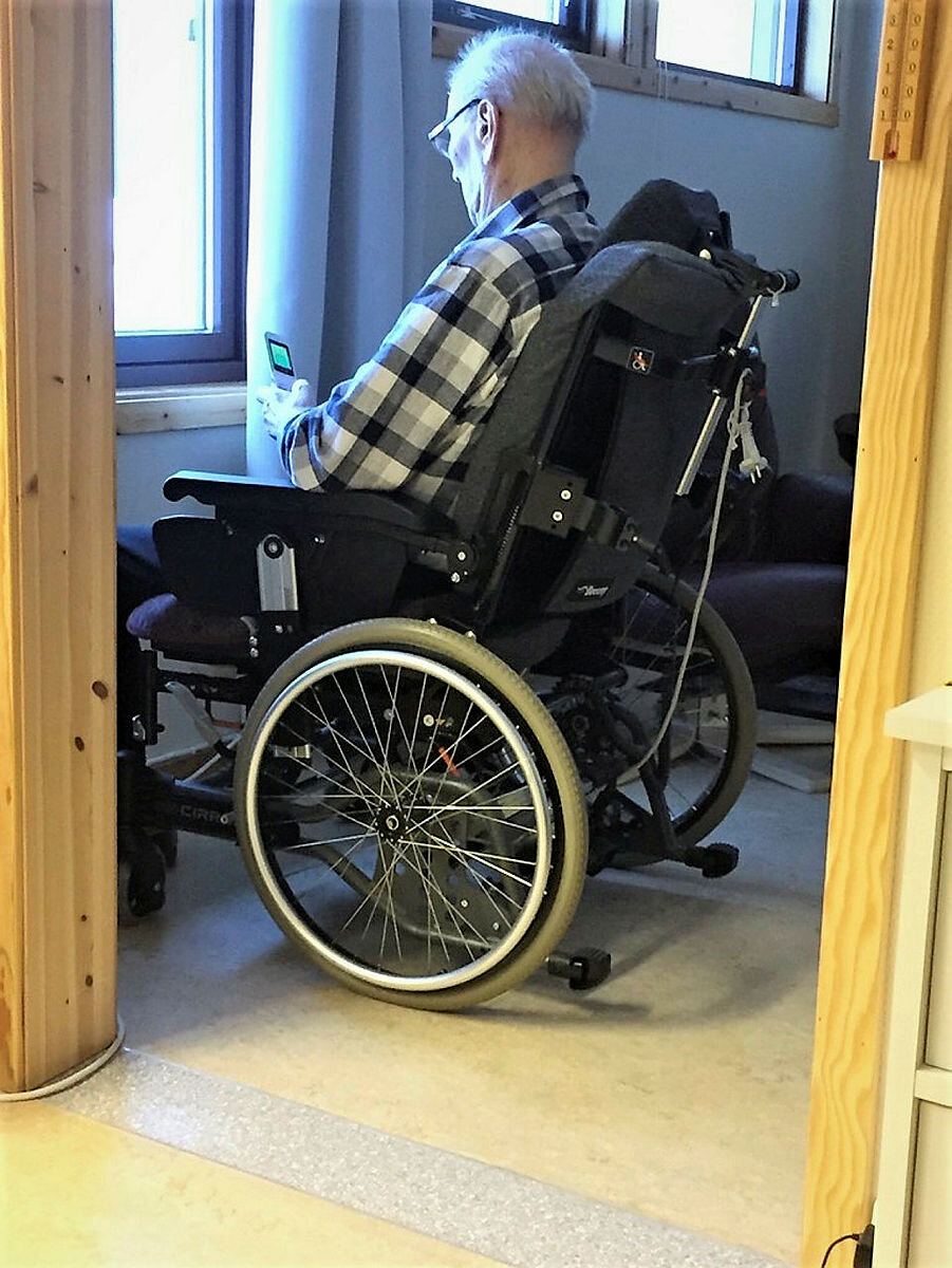 Bilde at Wiktor A. Hansen (avdød). Bruker av omsorgsbolig i Gamvik kommune.
