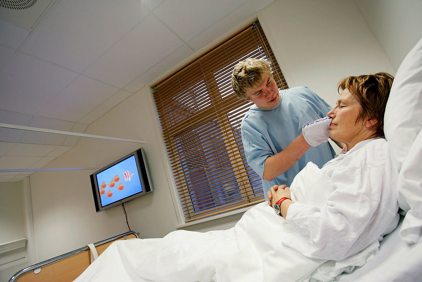 Studenter i praksis.