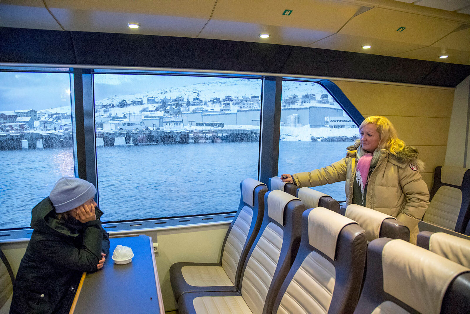 Bildet viser hjemmesykepleier Anne Giæver i Måsøy kommune