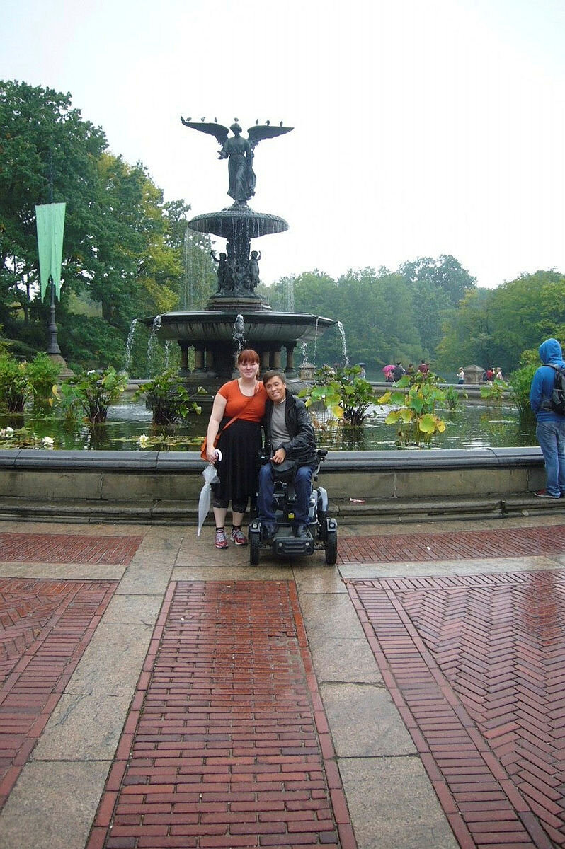 Jan Grue og Ida i New York