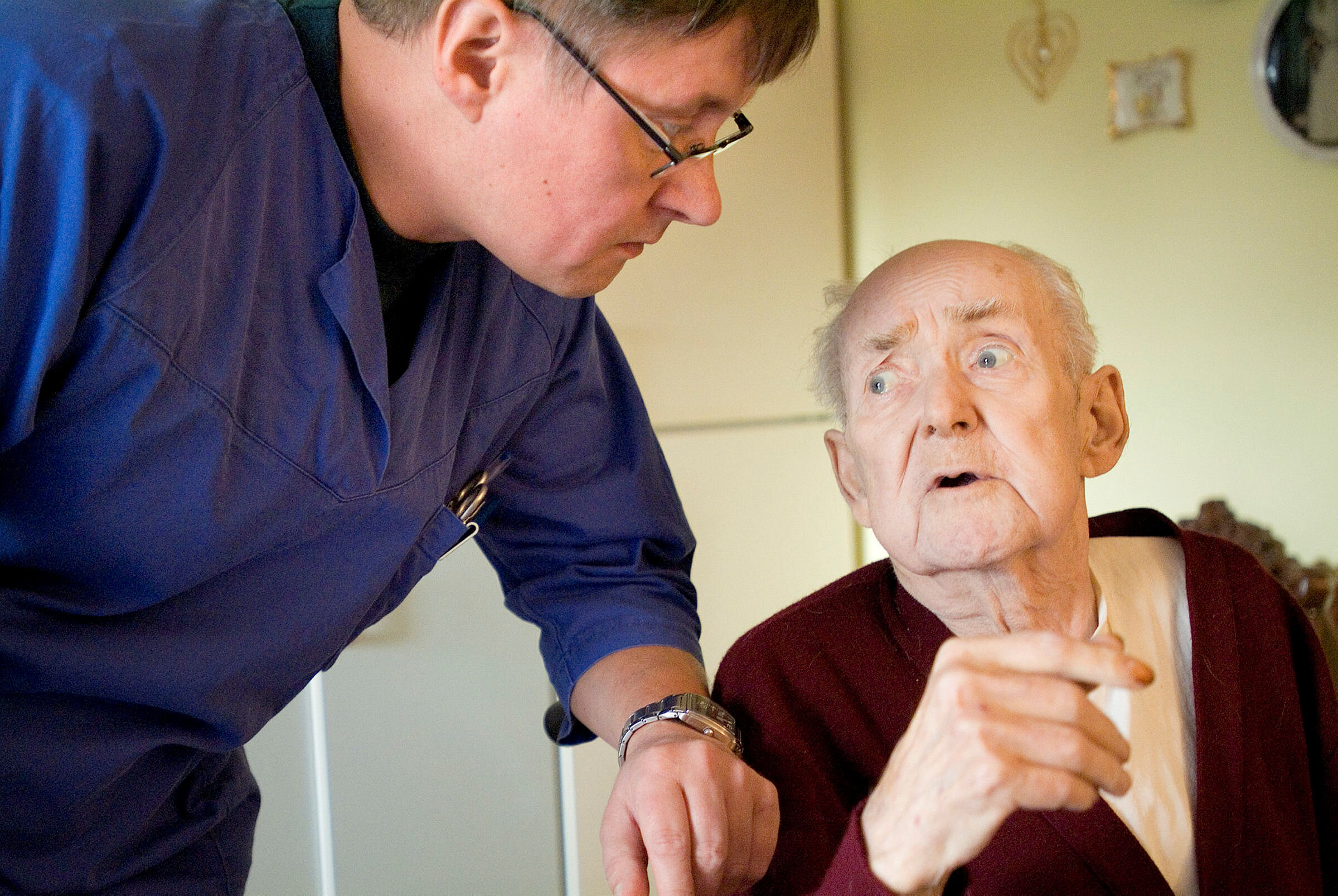 Mannlige sykepleiere.