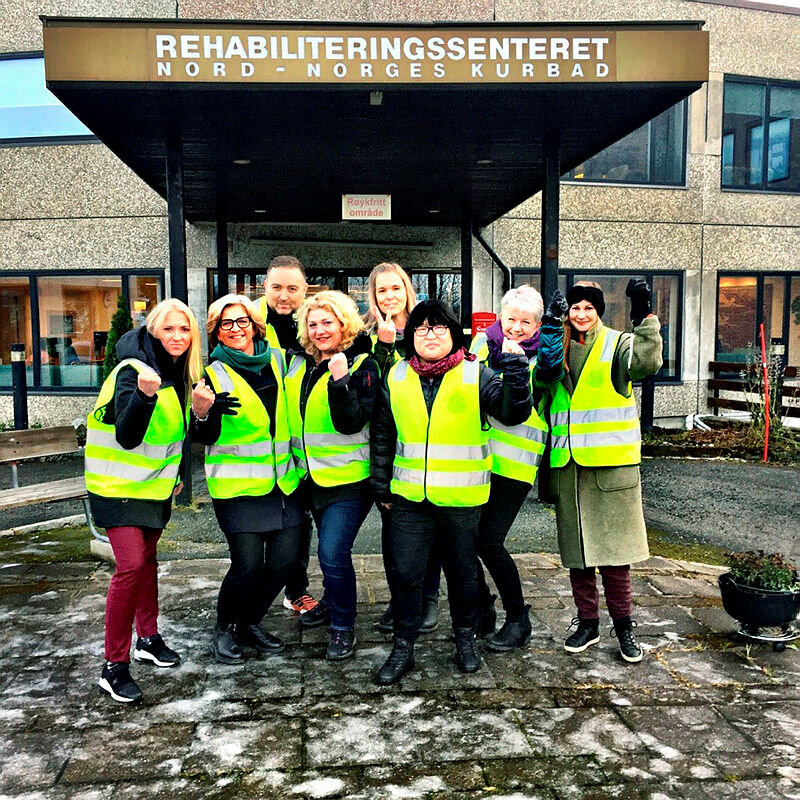 Fra venstre:&nbsp;Lill Sverresdatter Larsen,&nbsp;Eli Gunhild By,&nbsp;André Bakke,&nbsp;Christina Launeanu-Stjern,&nbsp;Lena Ekrem Bryhn,&nbsp;Maria Andersen,&nbsp;Bodil Abrahamsen og&nbsp;Trine Løftingsmo

